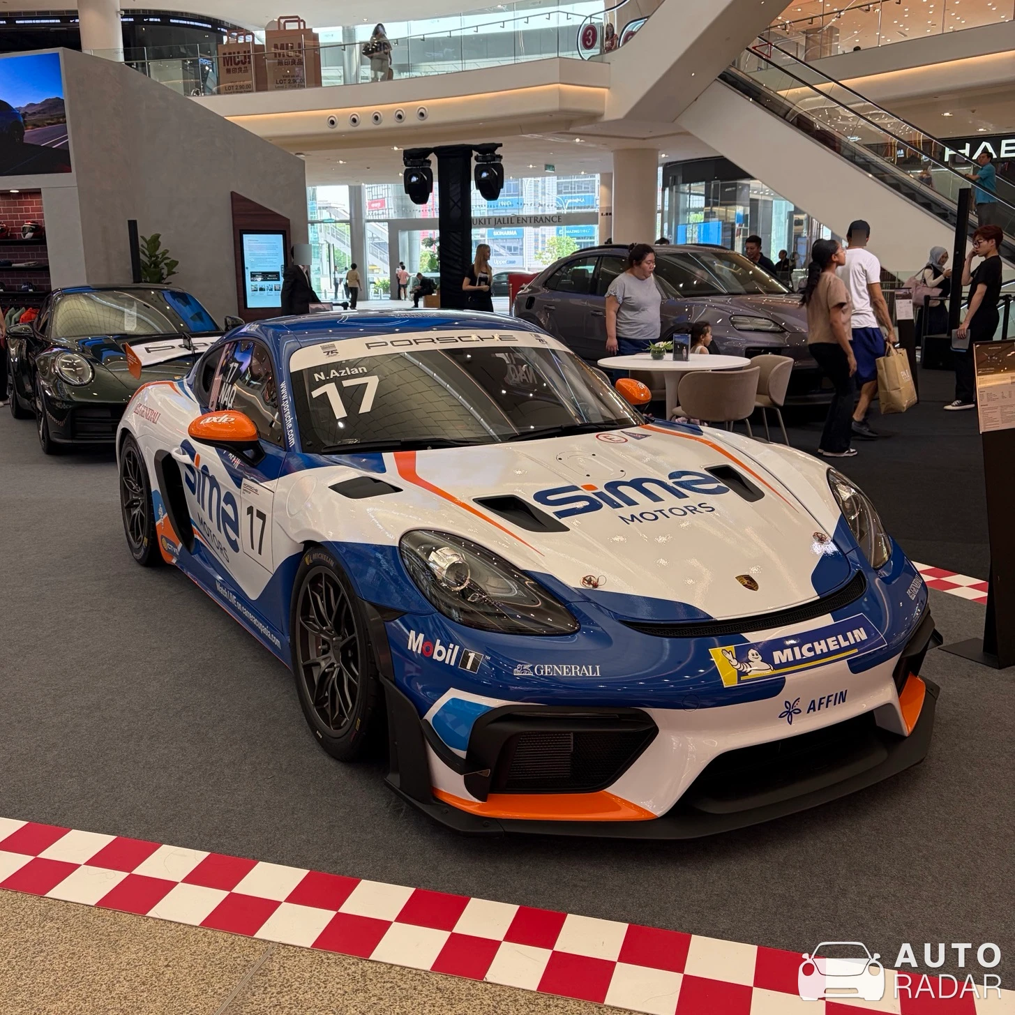 Porsche 718 Cayman GT4 RS Clubsport spotted in Kuala Lumpur