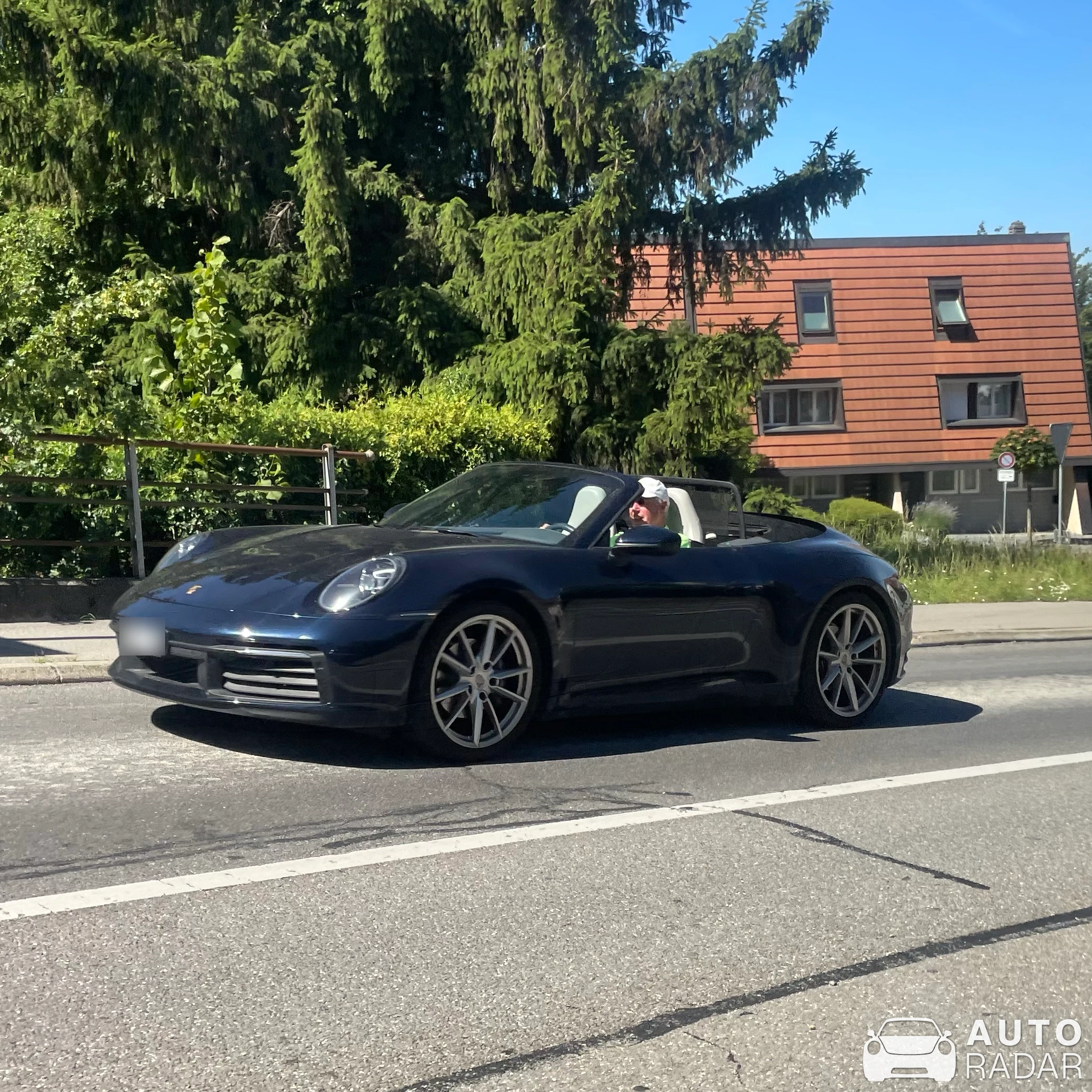 Porsche 992 Carrera Cabriolet MkI spotted in Évian-les-Bains