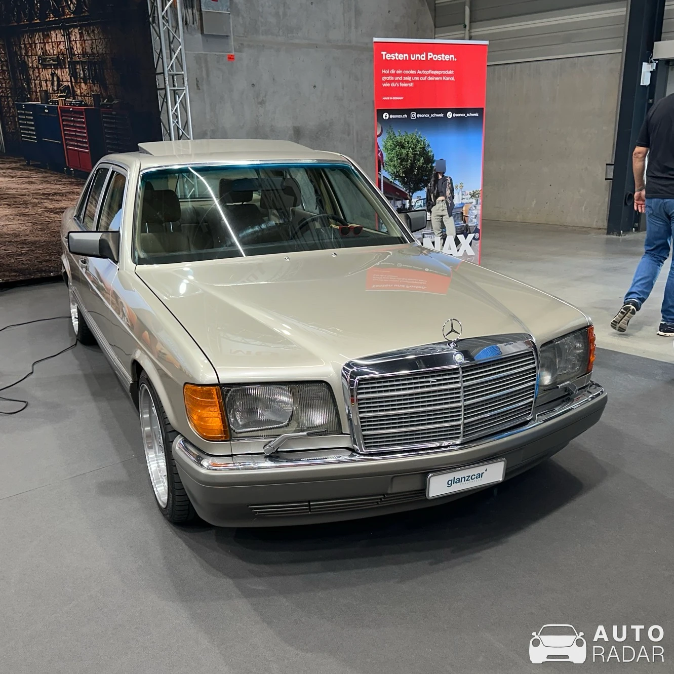 Mercedes-Benz W126 spotted in Luzern