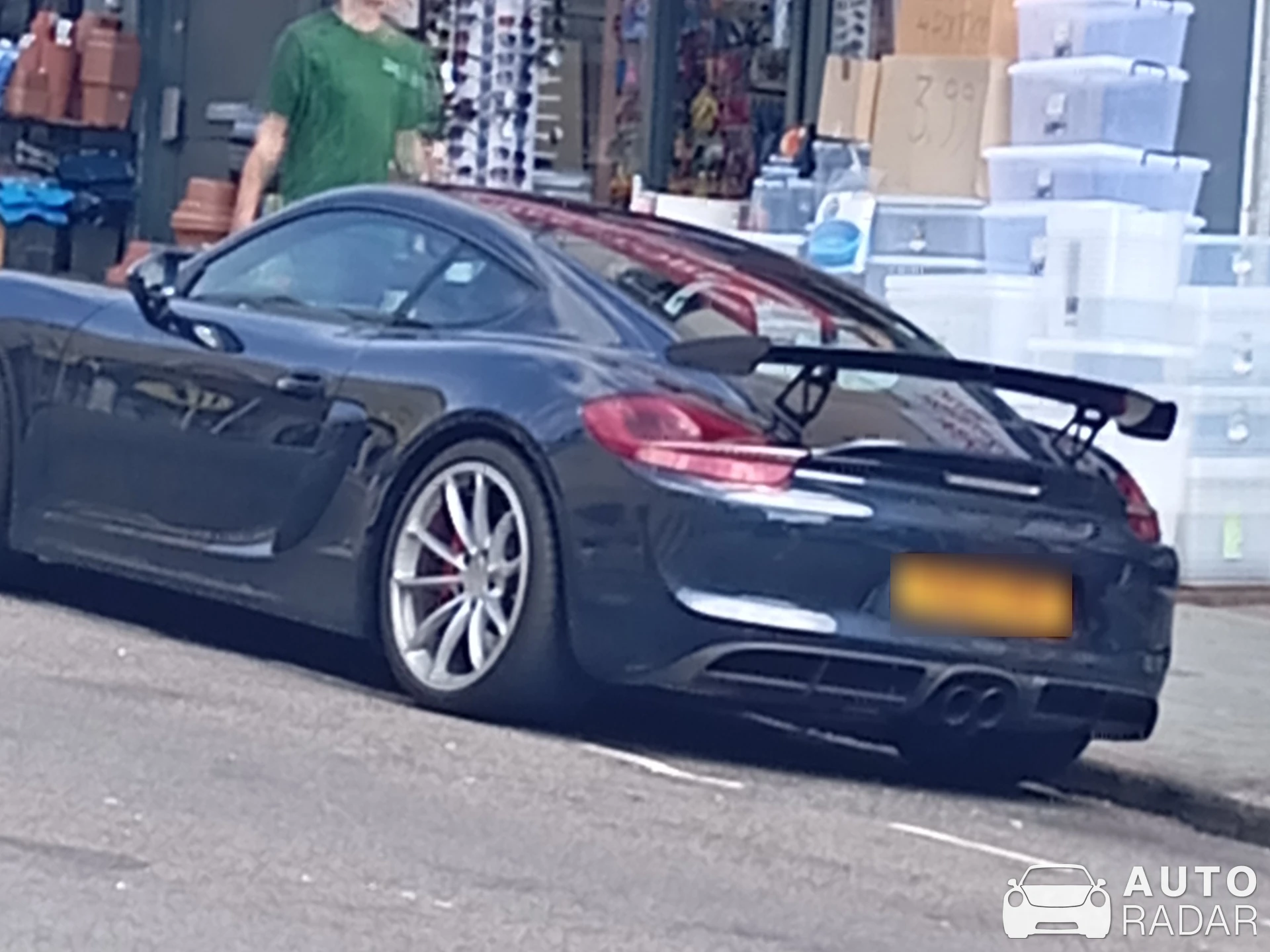 Porsche 981 Cayman GT4 spotted in Bristol