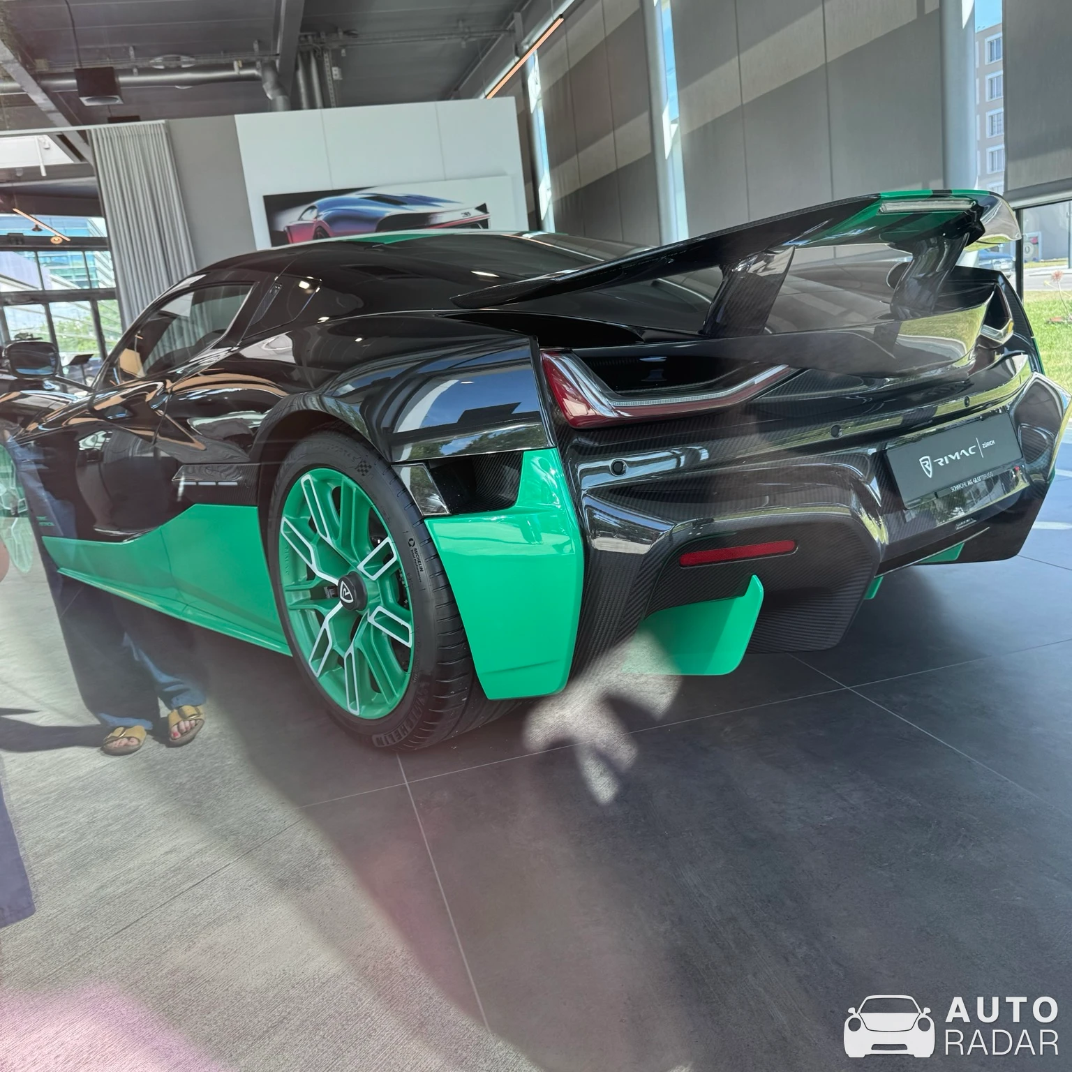 Rimac Nevera Time Attack spotted in Glattpark (Opfikon), Schweiz