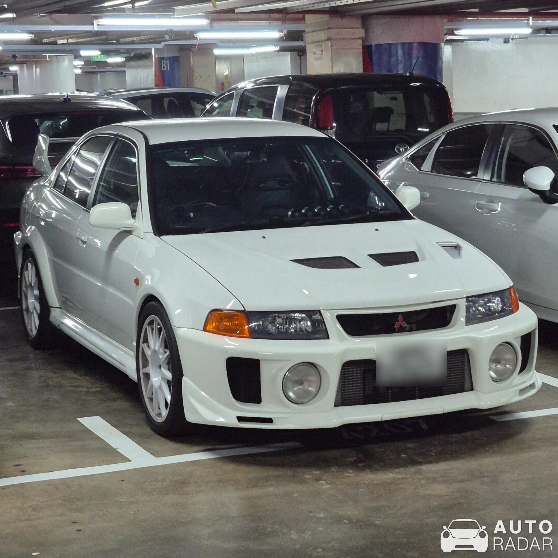 Mitsubishi Lancer Evolution V spotted in Singapore