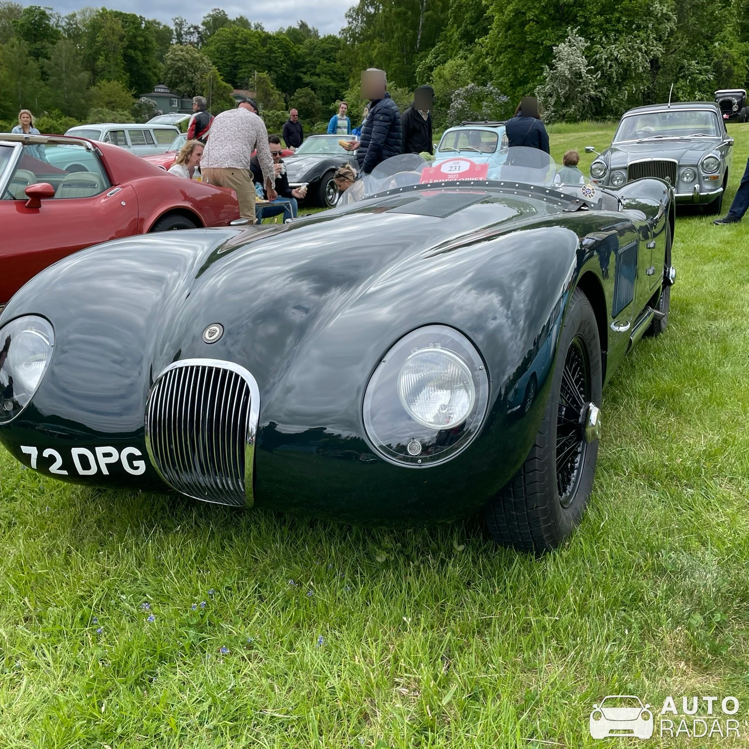 Jaguar C-Type spotted in Stockholm