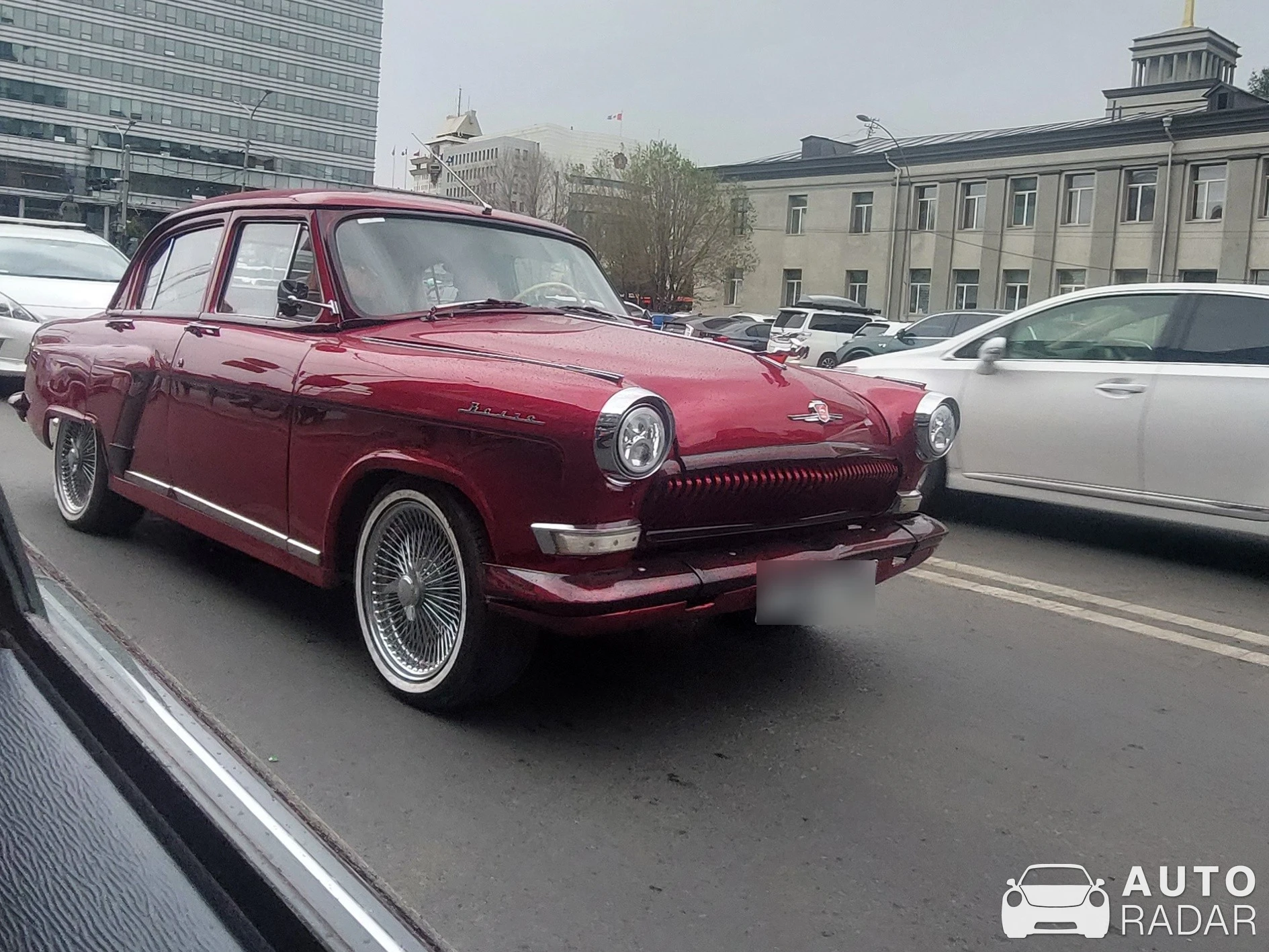 GAZ 21 Volga spotted in Ulaanbaatar