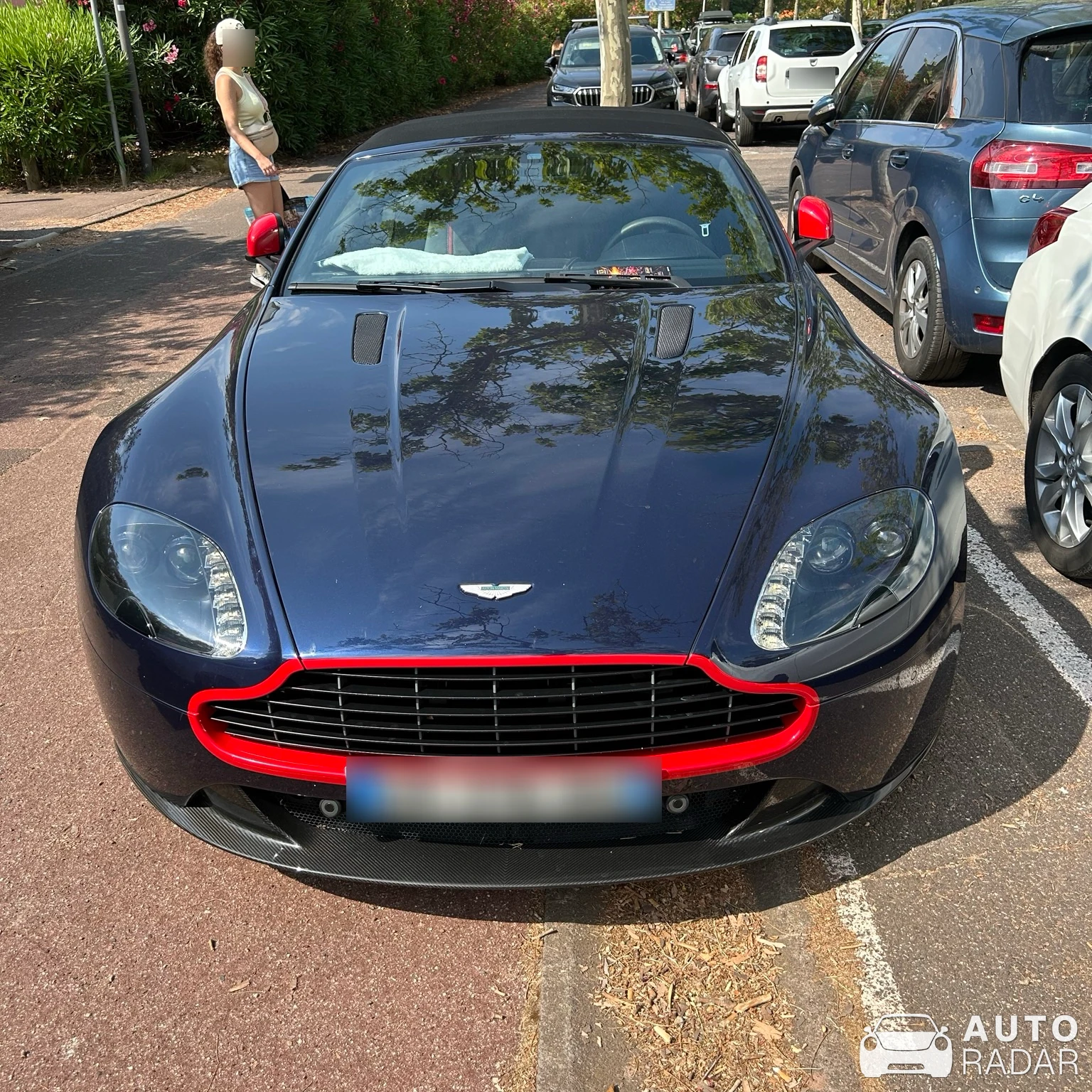 Aston Martin V8 Vantage spotted in Agde