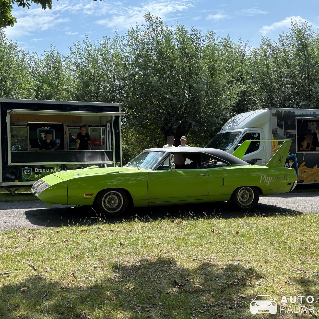 Plymouth Superbird spotted in Kortrijk