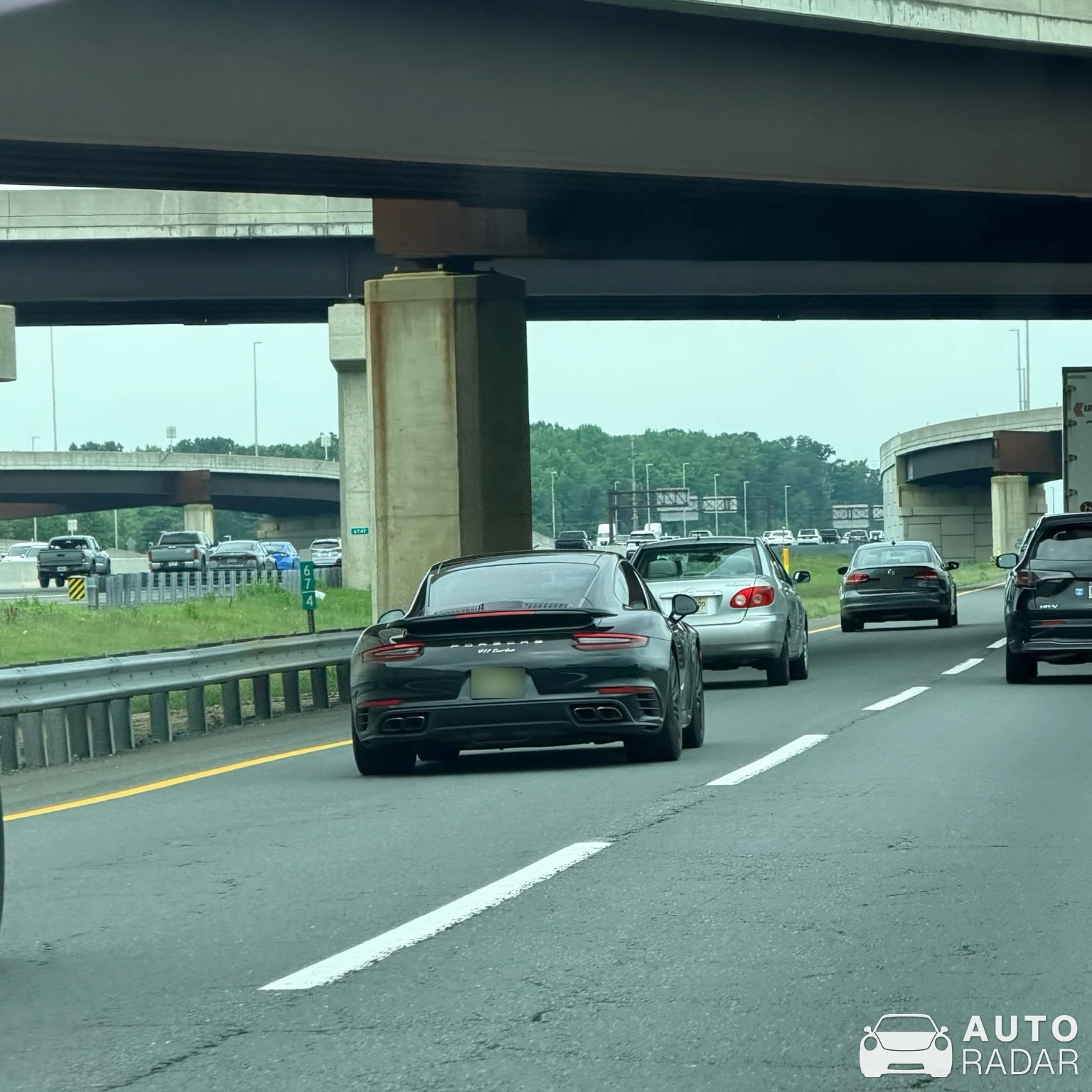 Porsche 991 Turbo S MkI spotted in East Windsor