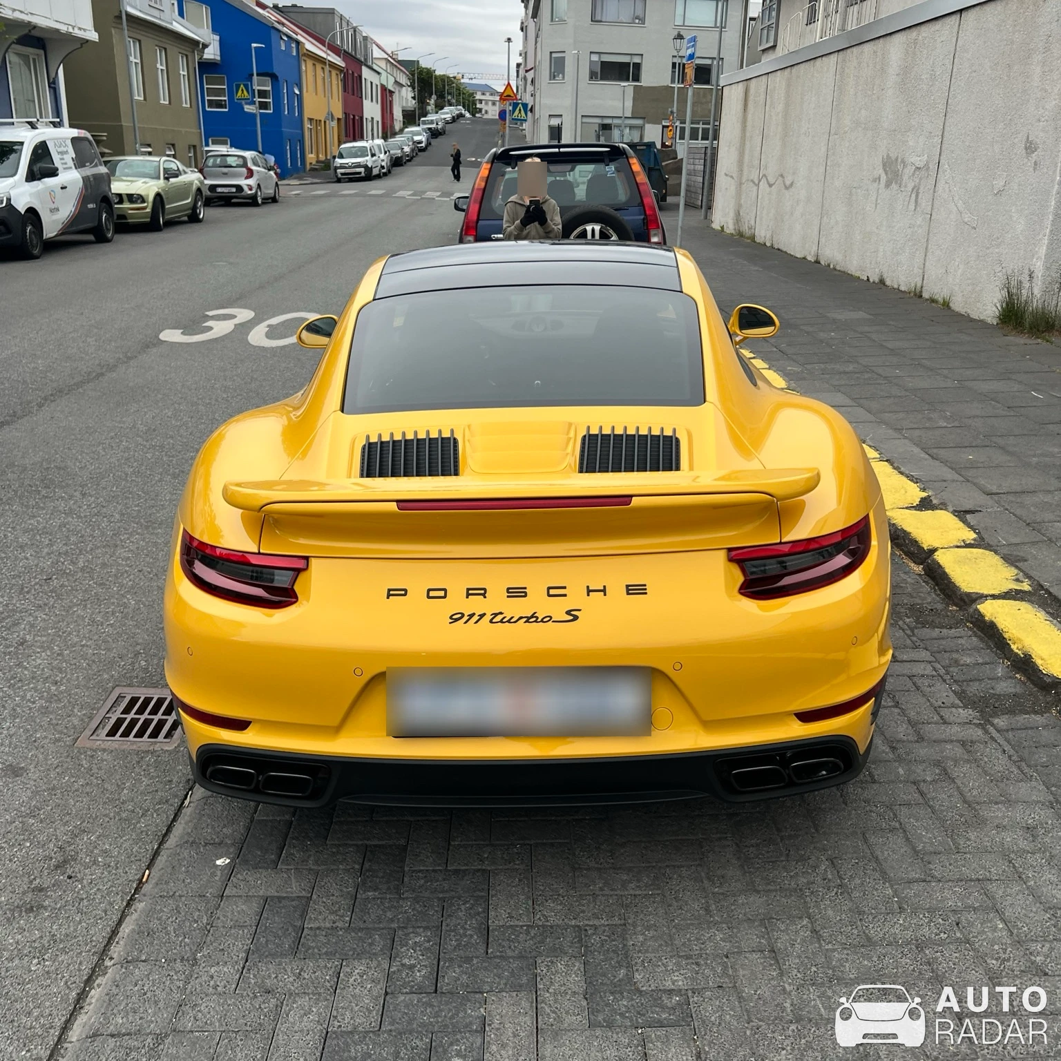 Porsche 991 Turbo S MkI spotted in Kópavogur