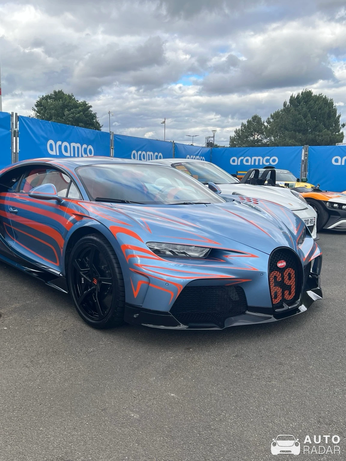 Bugatti Chiron Super Sport Vagues de Lumière spotted in Le Mans