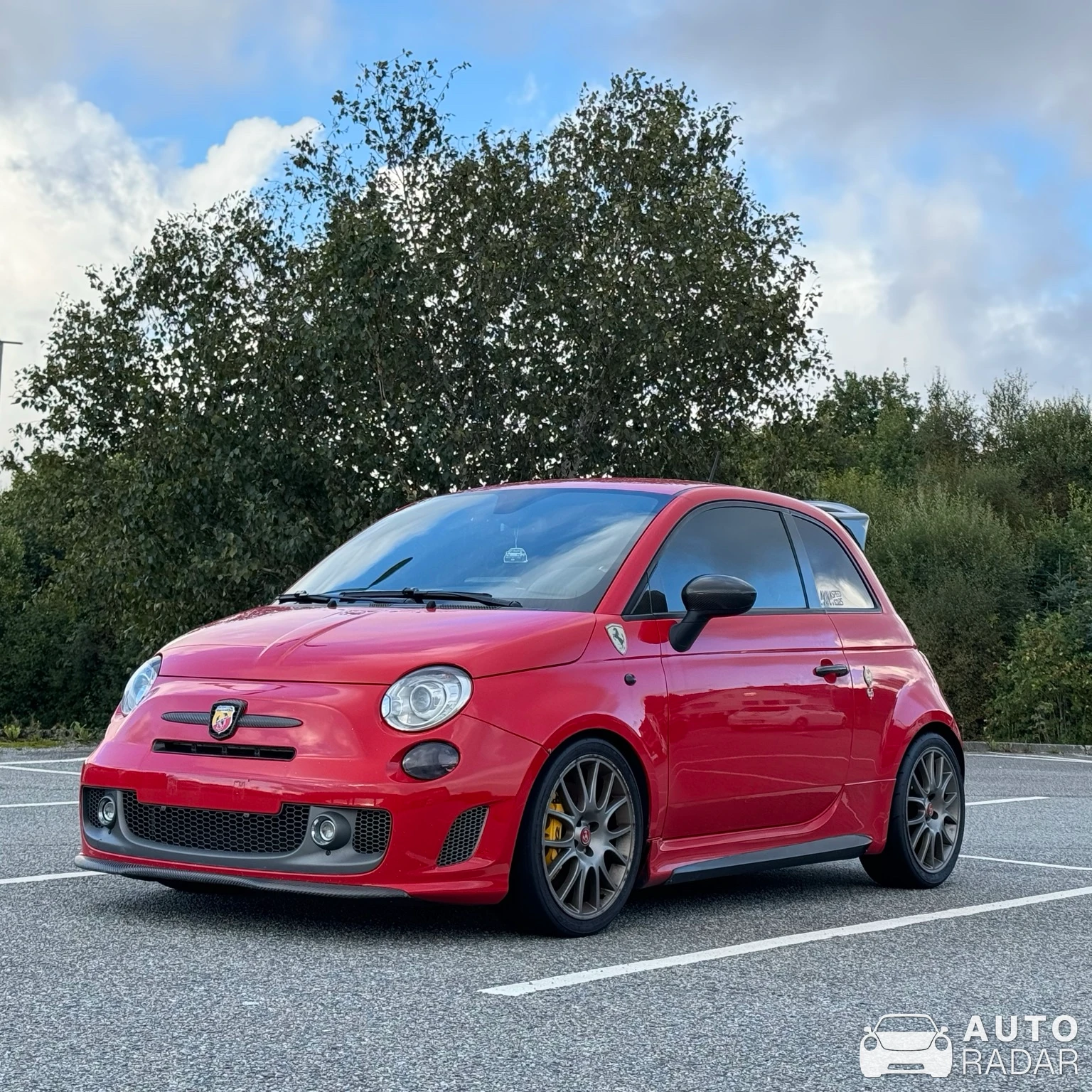 Abarth 695 Tributo Ferrari spotted in Haugesund