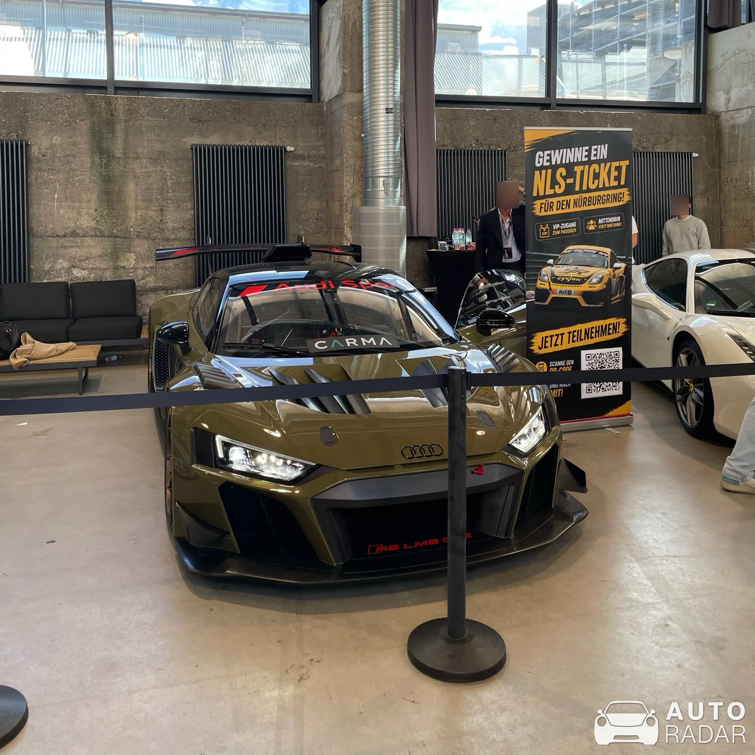 Audi R8 LMS GT2 spotted in München