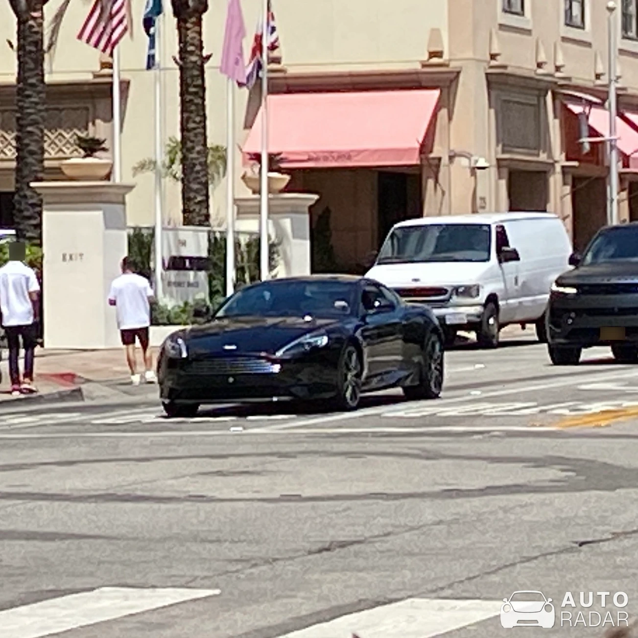Aston Martin Virage spotted in Beverly Hills