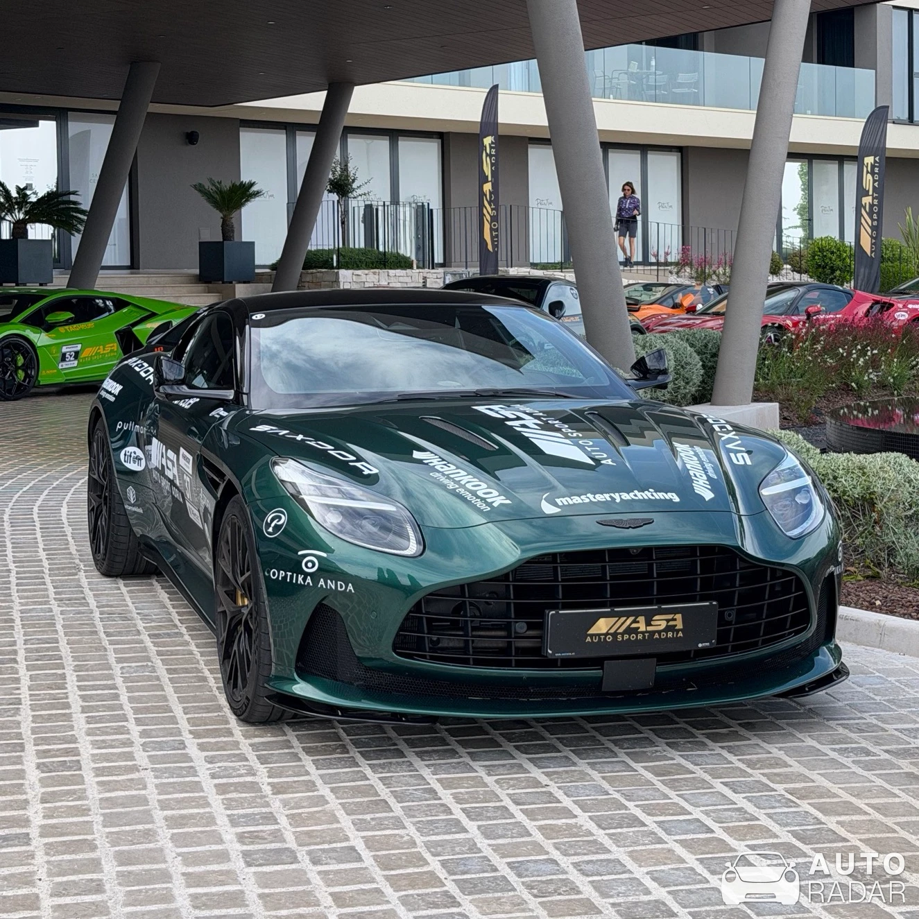 Aston Martin DB12 spotted in Grado