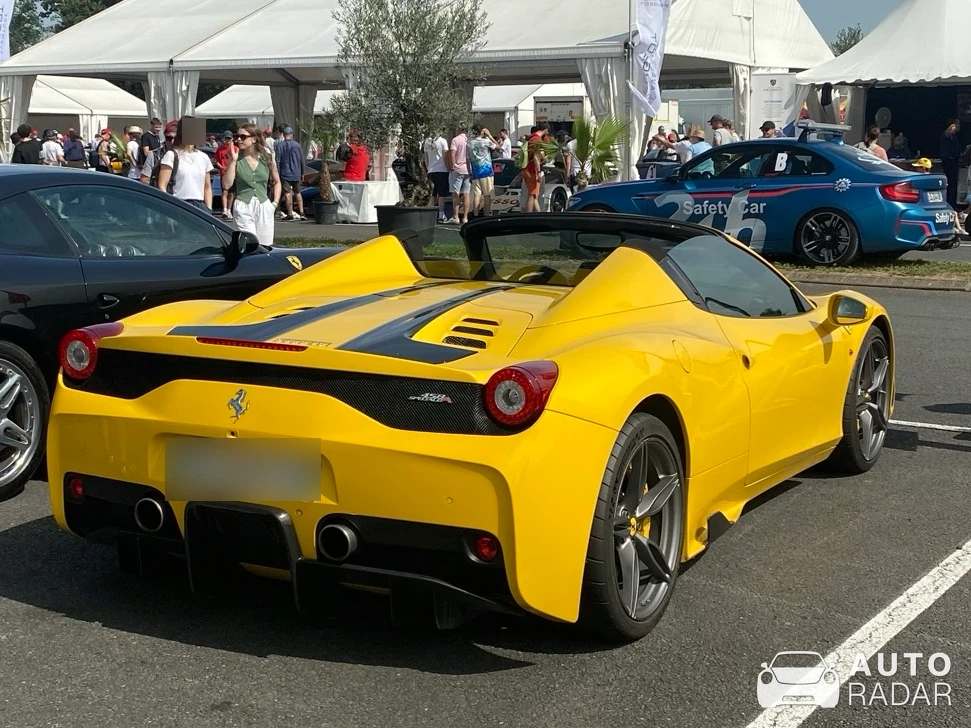 Ferrari 458 Speciale A spotted in Le Vigeant