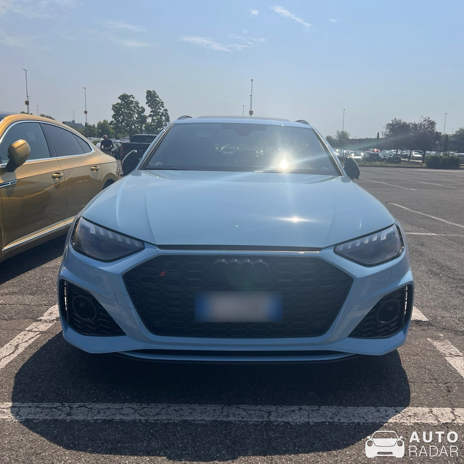 Audi RS4 Sedan spotted in Castelnuovo del Garda