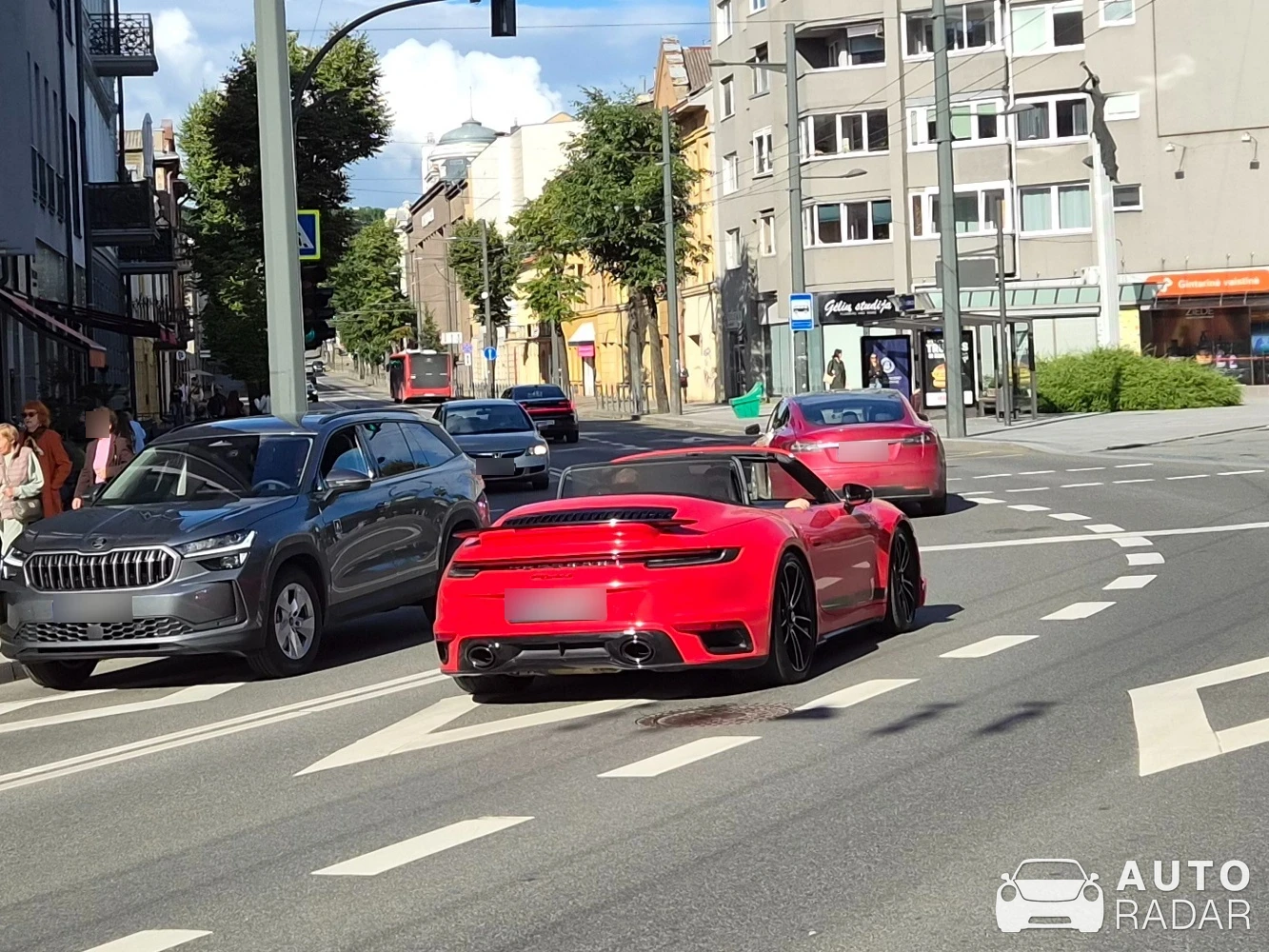 Porsche 992 Turbo S Cabriolet MkI spotted in Kaunas