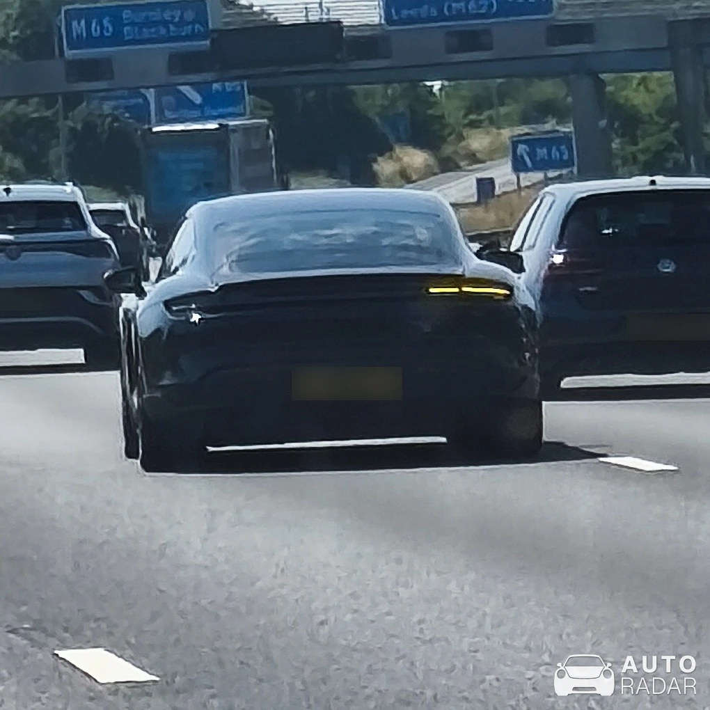 Porsche Taycan spotted in Preston