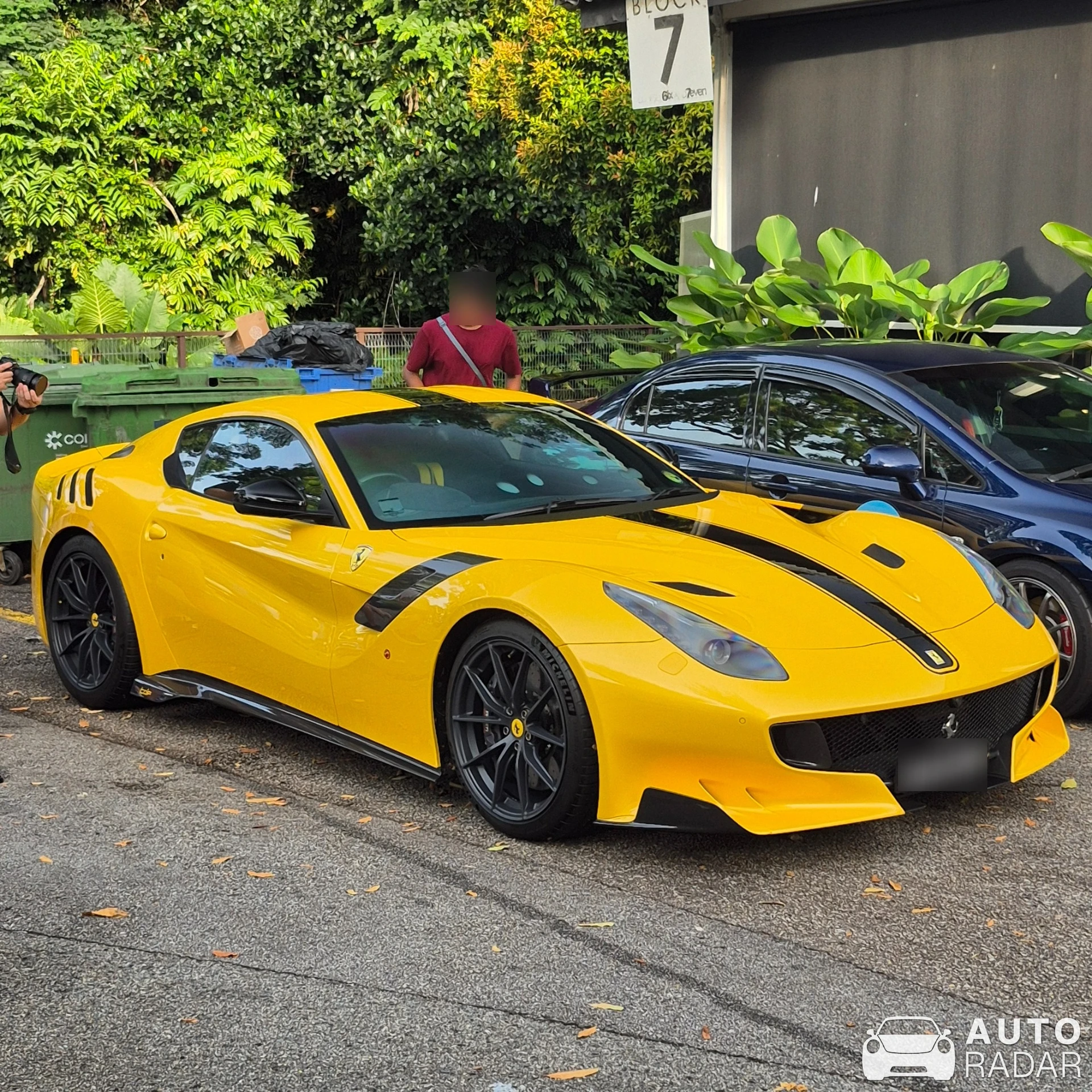 Ferrari F12tdf spotted in Singapore