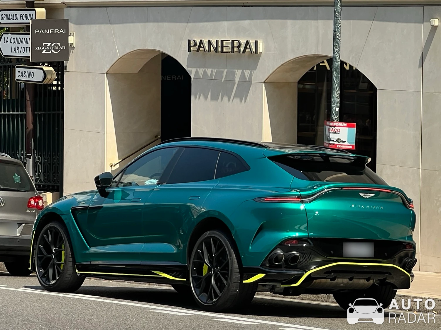 Aston Martin DBX spotted in Monaco