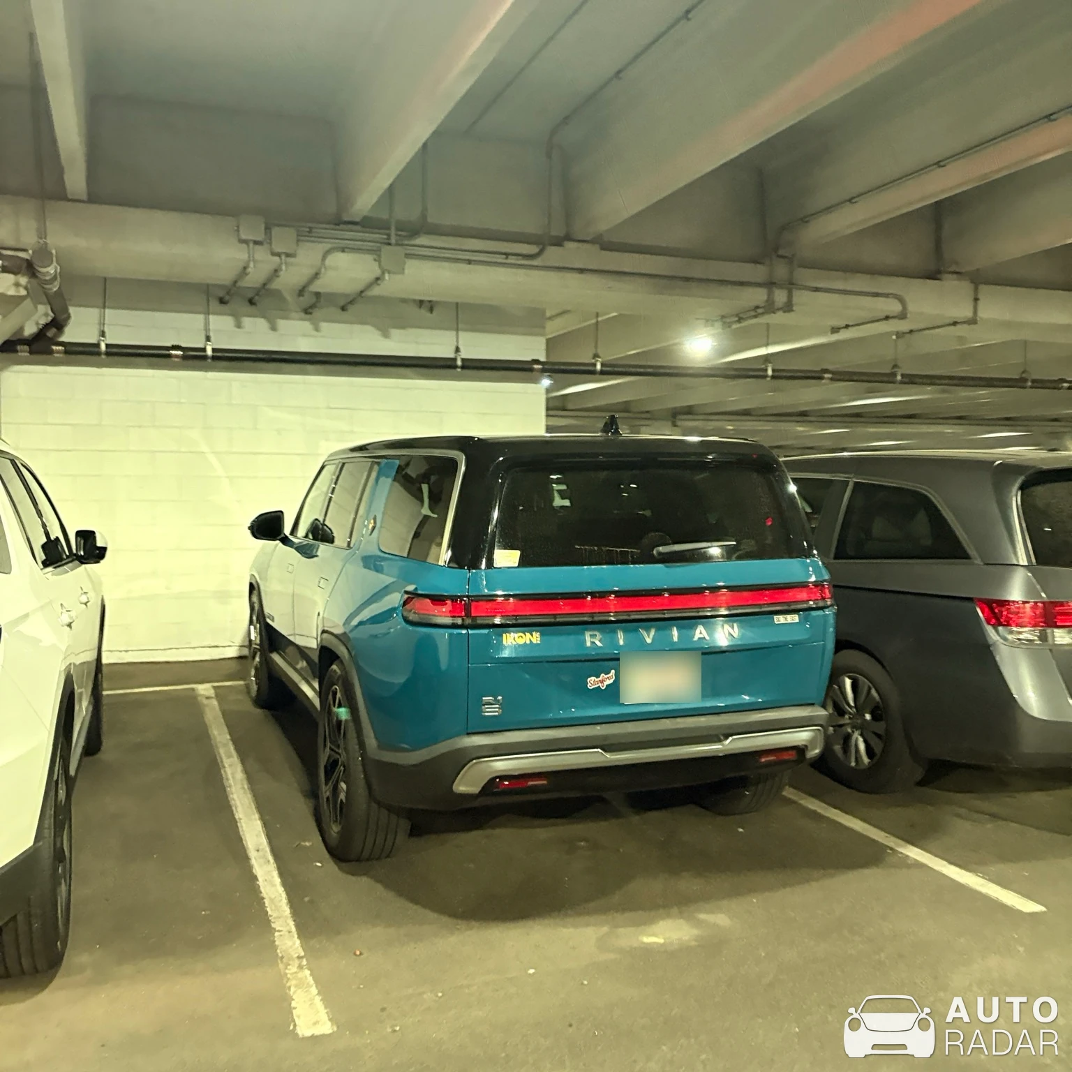 Rivian R1S spotted in Boston