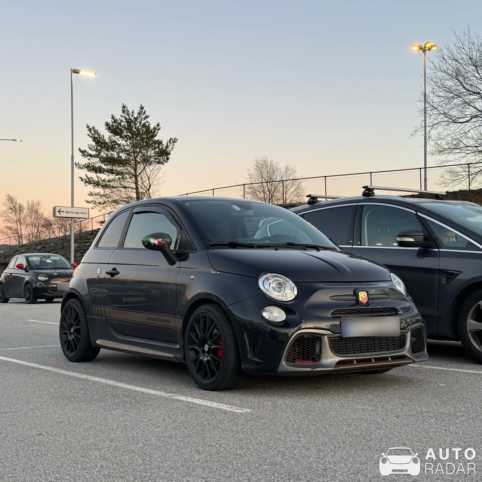 Abarth 695 Competizione spotted in Sandnes