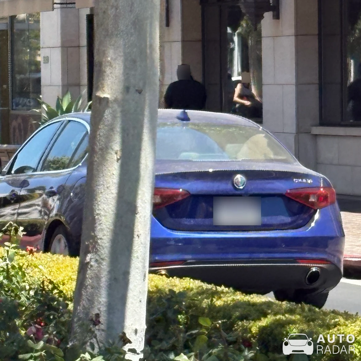 Alfa Romeo Giulia spotted in Pasadena