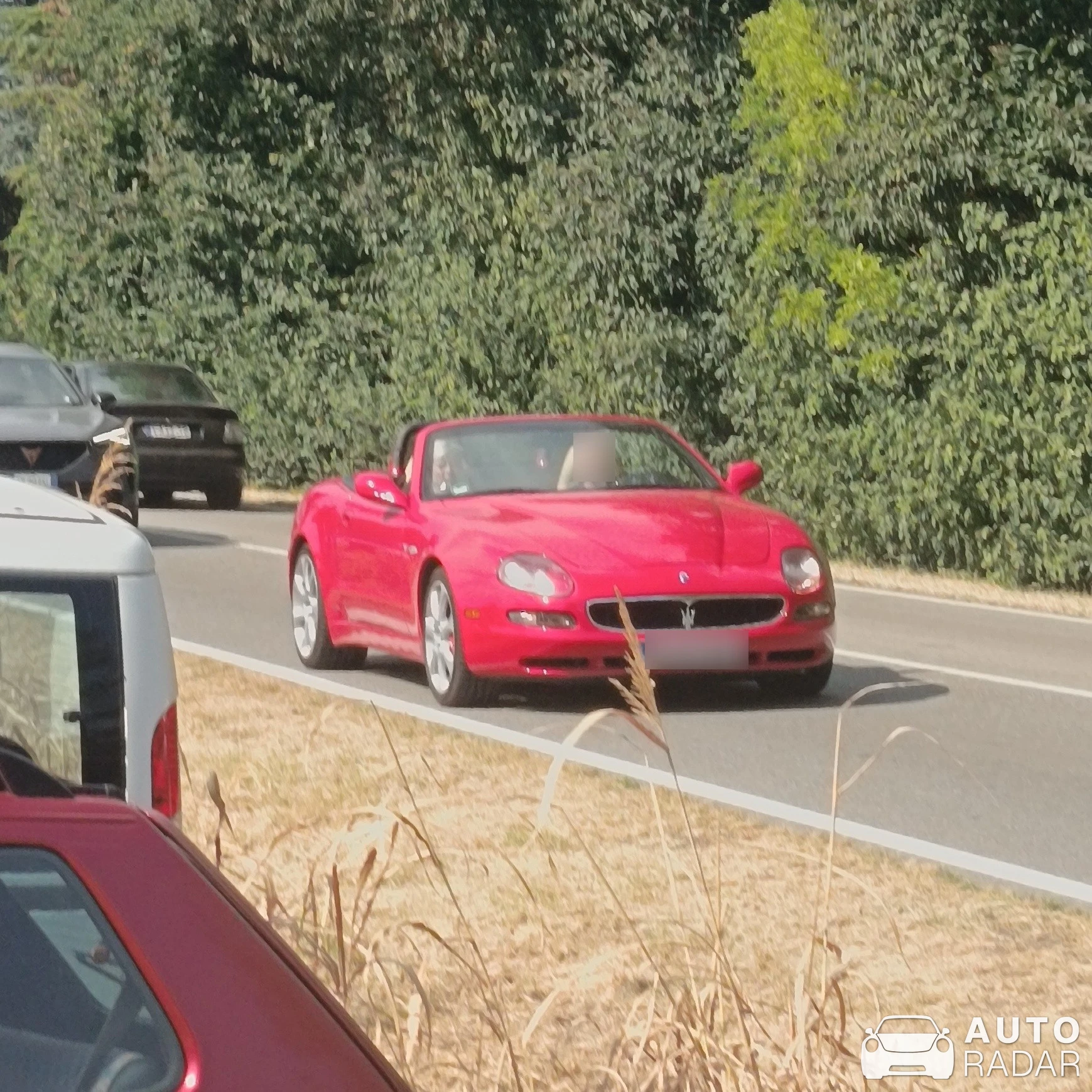 Maserati 4200 Spyder spotted in Monzambano