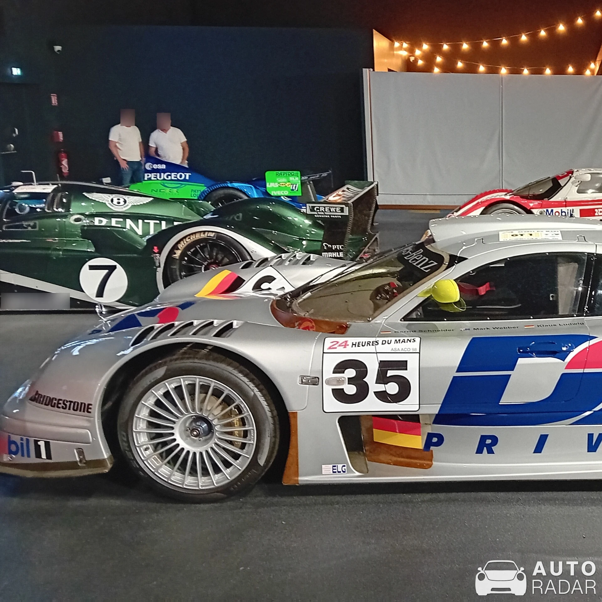 Mercedes-Benz CLK-LM AMG spotted in Le Mans
