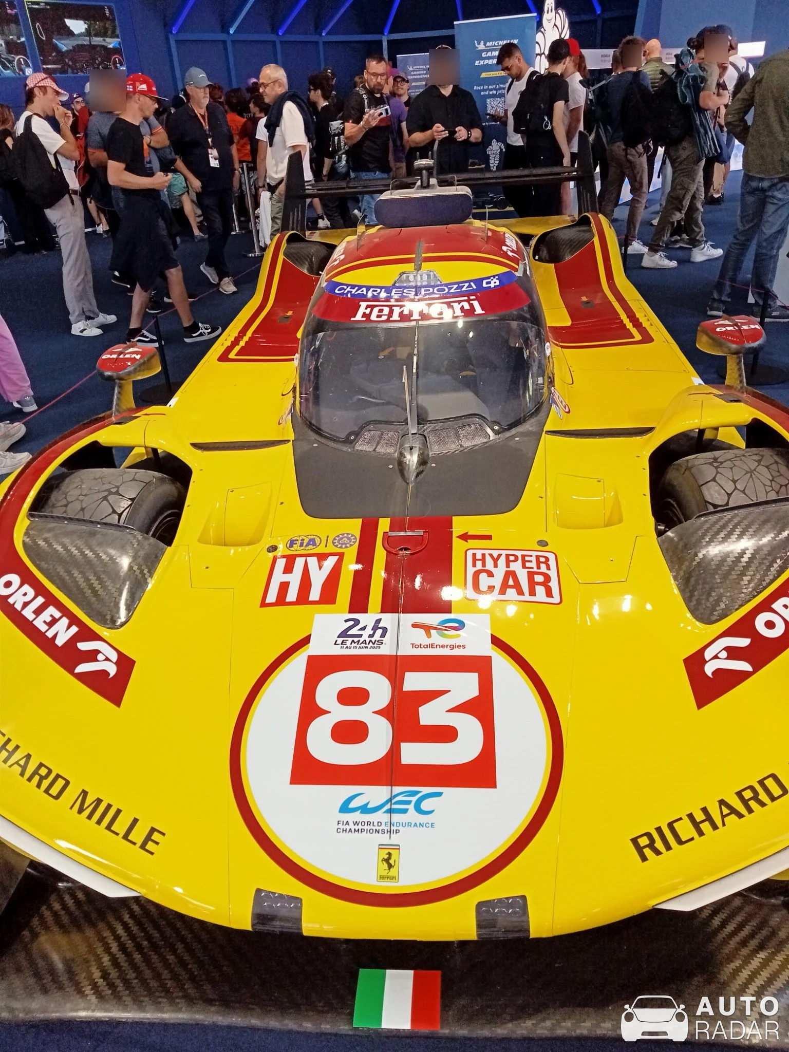 Ferrari 499P spotted in Le Mans