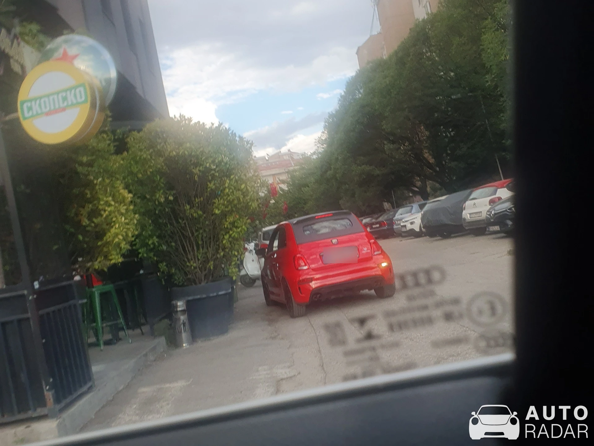 Abarth 595 spotted in Shkupi