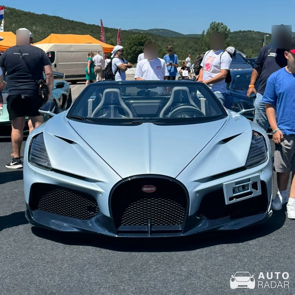 Bugatti W16 Mistral spotted in Opatija