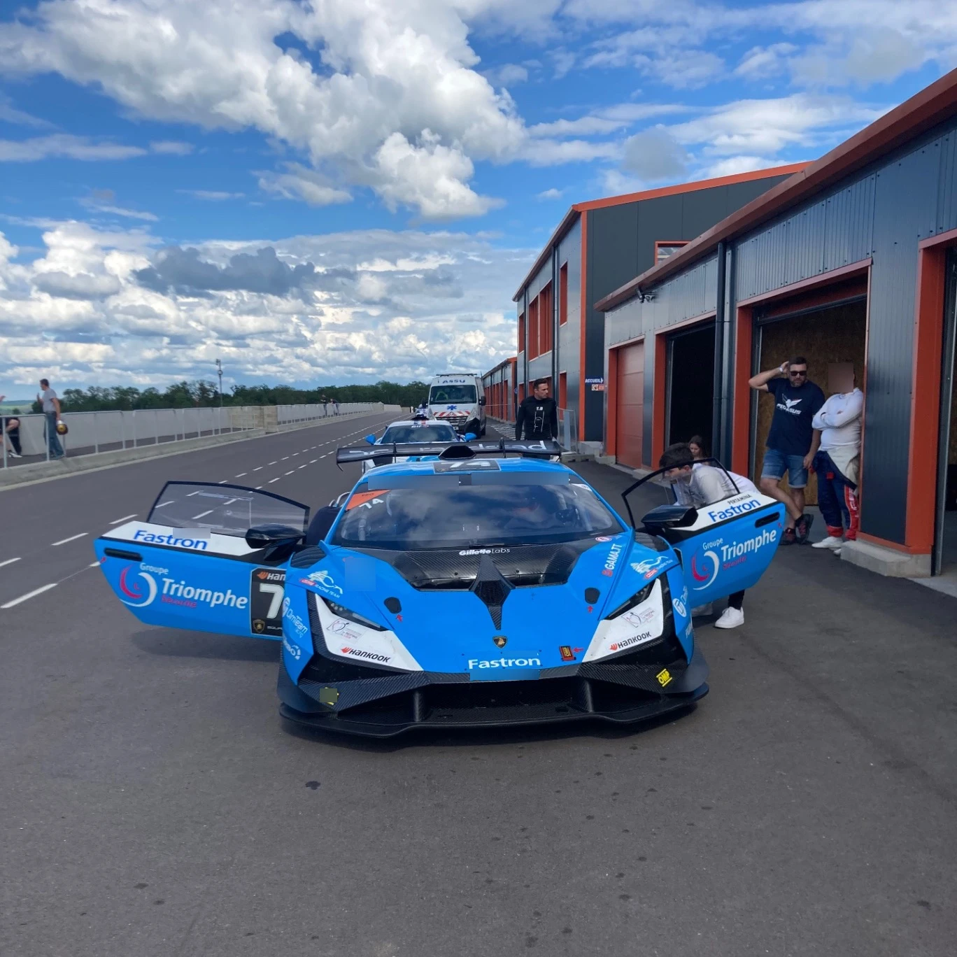 Lamborghini Super Trofeo Evo 2 spotted in Juvaincourt, Francja