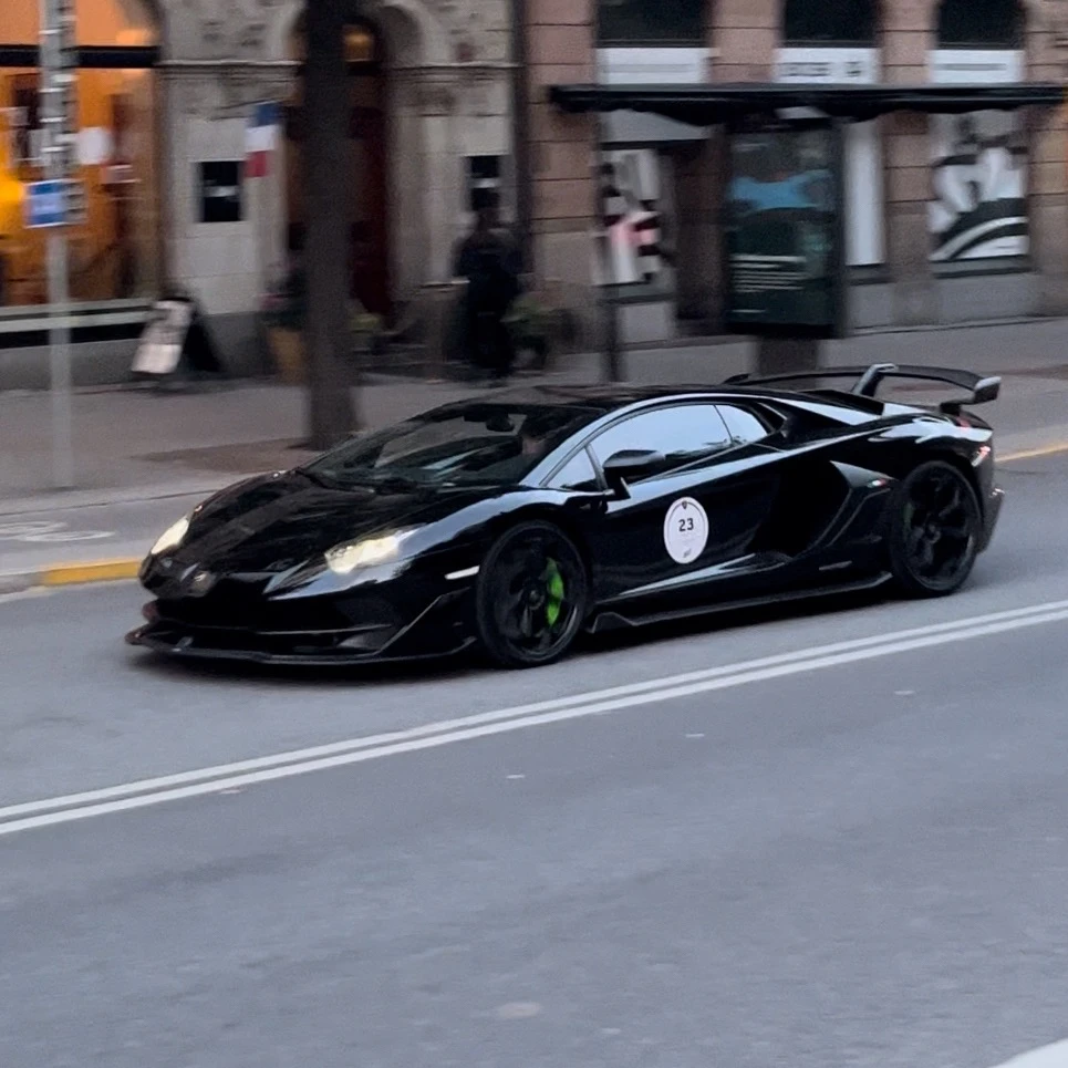 Lamborghini Aventador LP770-4 SVJ spotted in Stockholm, Sverige