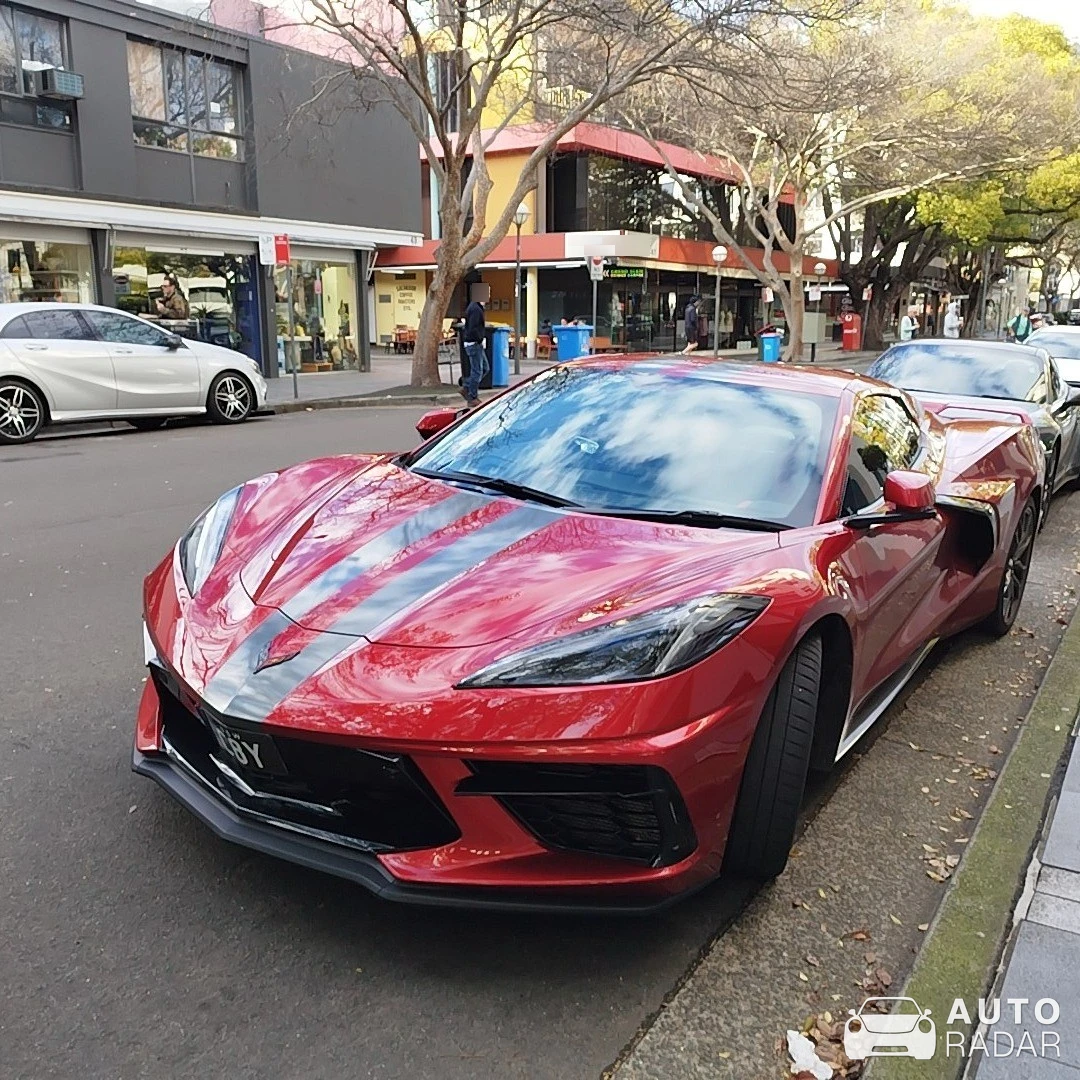 Chevrolet Corvette C8 spotted in Double Bay, Australia
