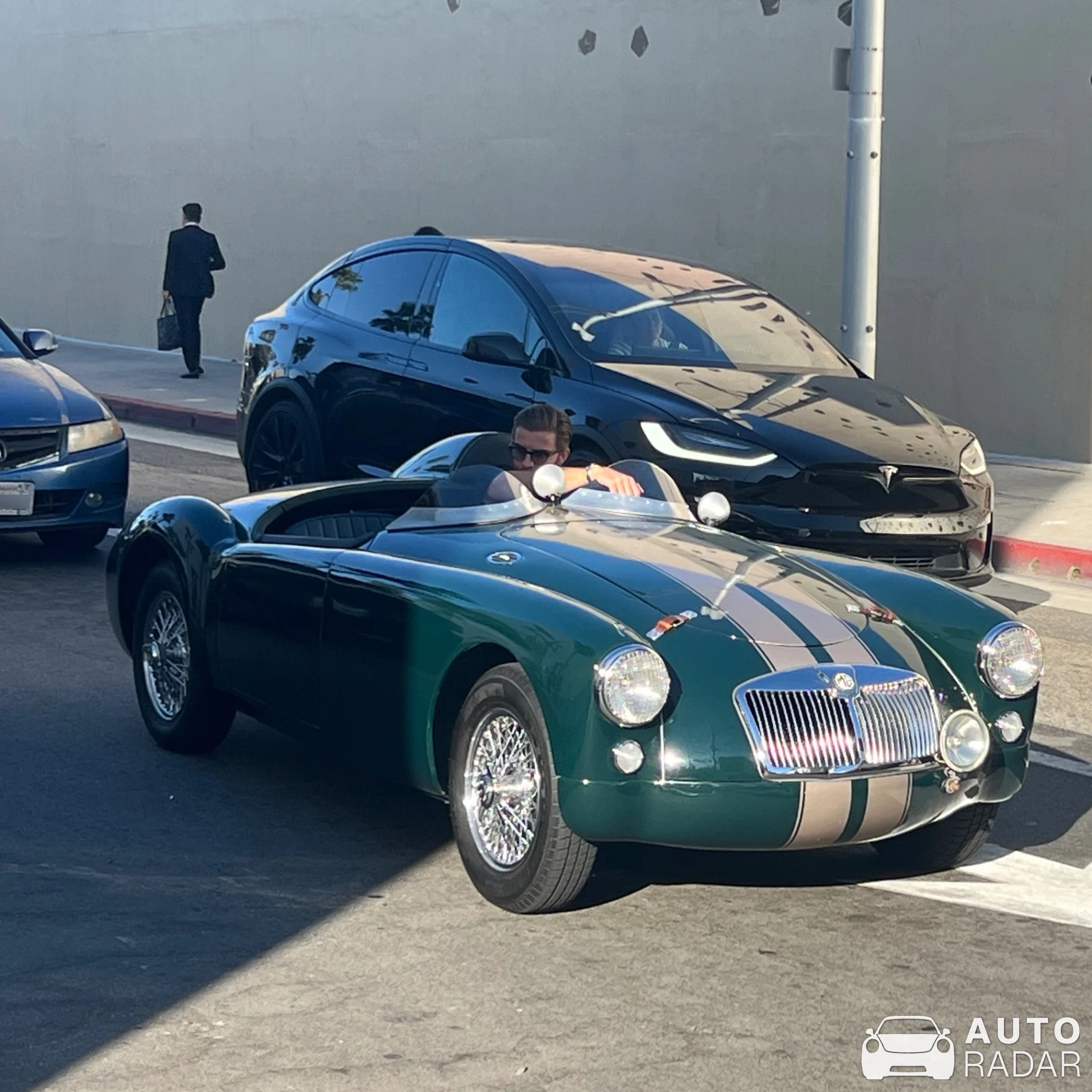 MG MGA spotted in Beverly Hills, United States