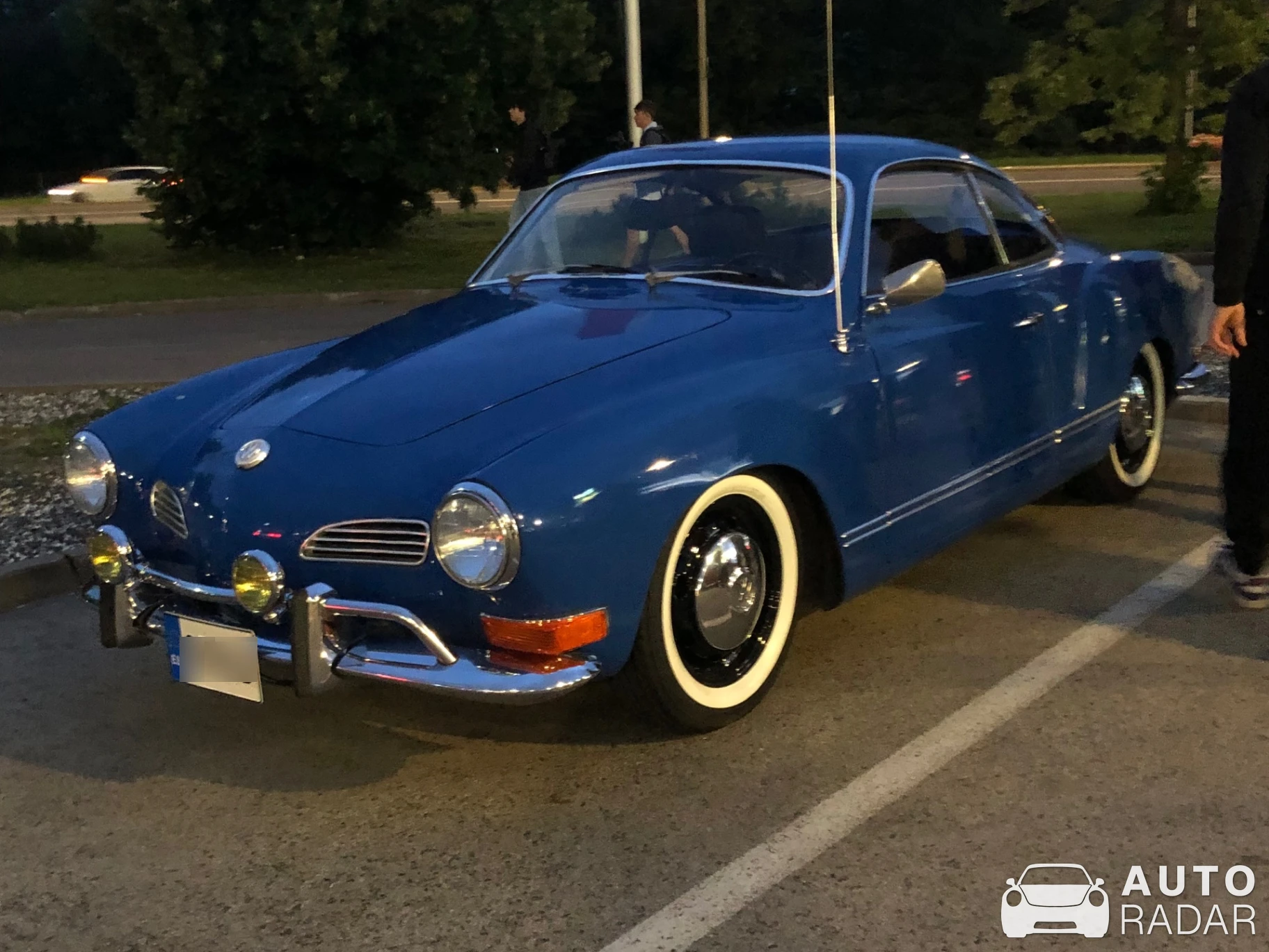 Volkswagen Type 14 Karmann-Ghia spotted in Tallinn, Estonia