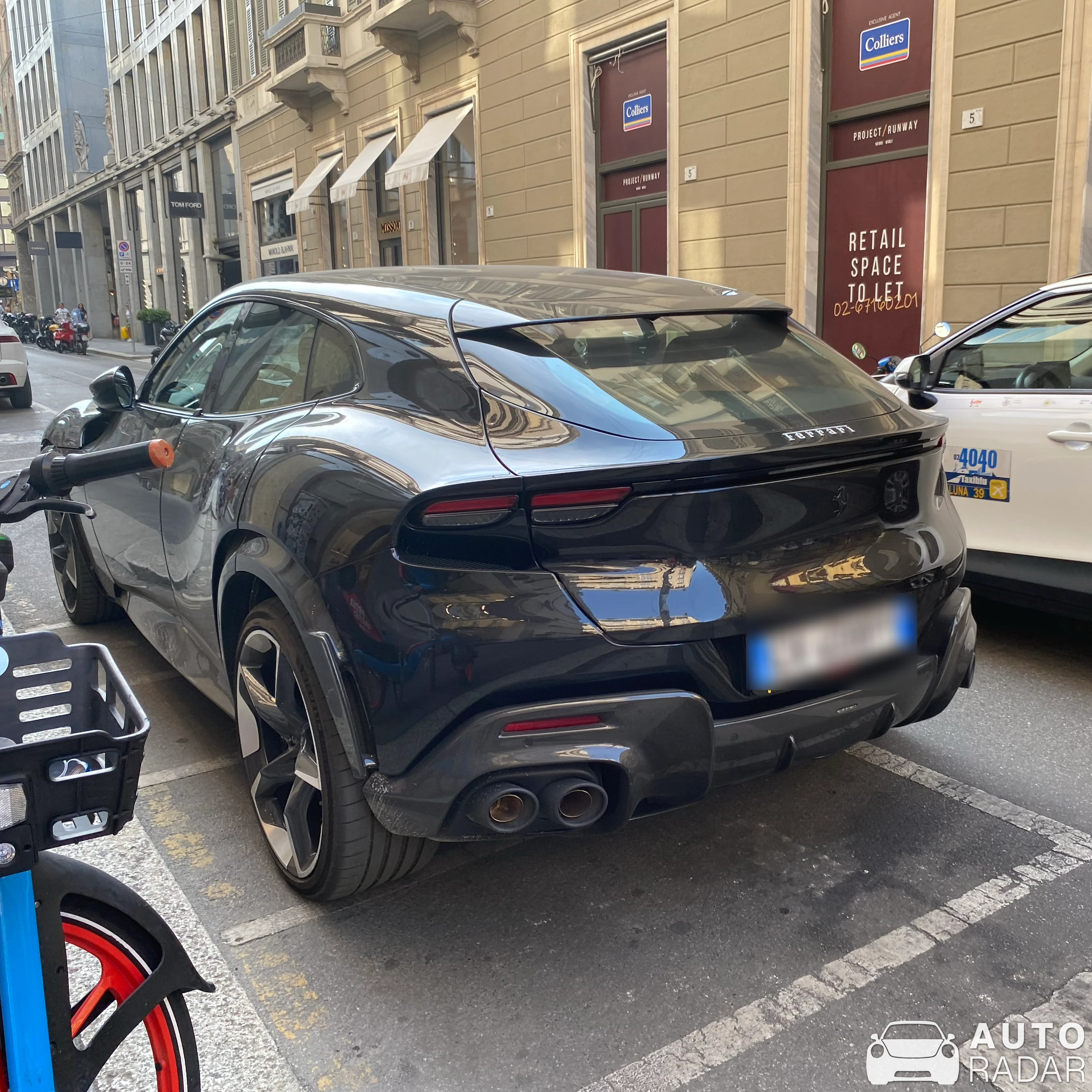 Ferrari Purosangue spotted in Milano