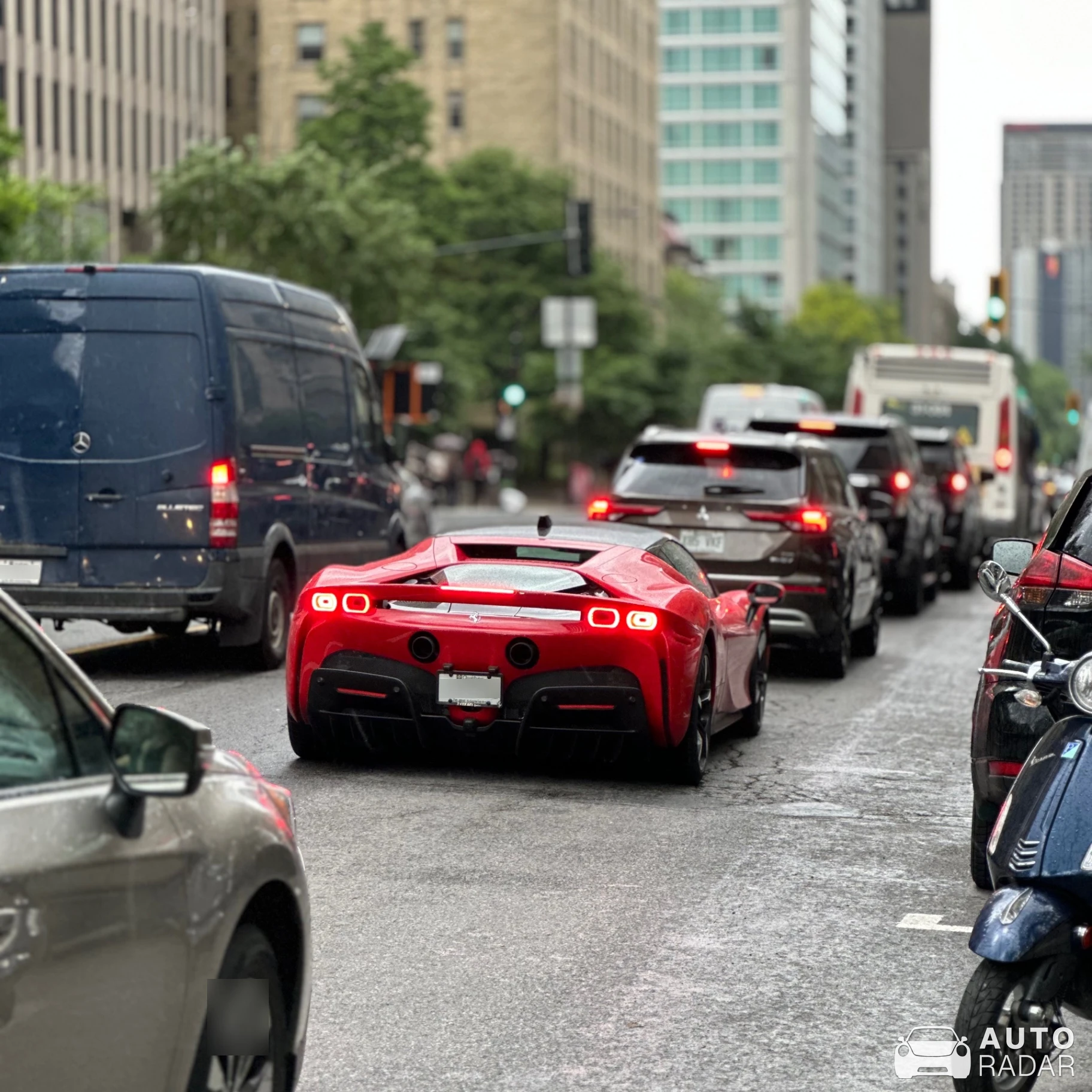 Ferrari SF90 Stradale spotted in Westmount, Canada