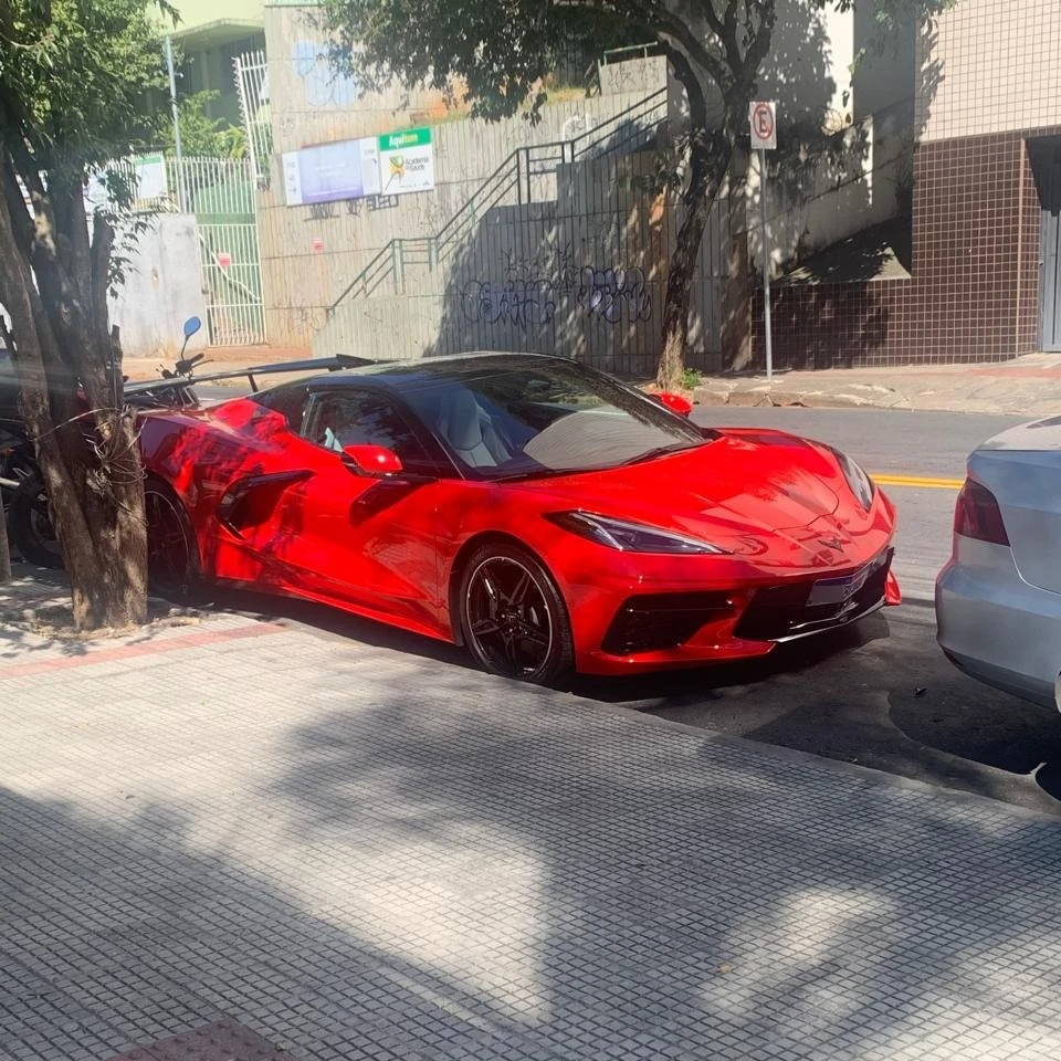 Chevrolet Corvette C8 spotted in Belo Horizonte, Brazil