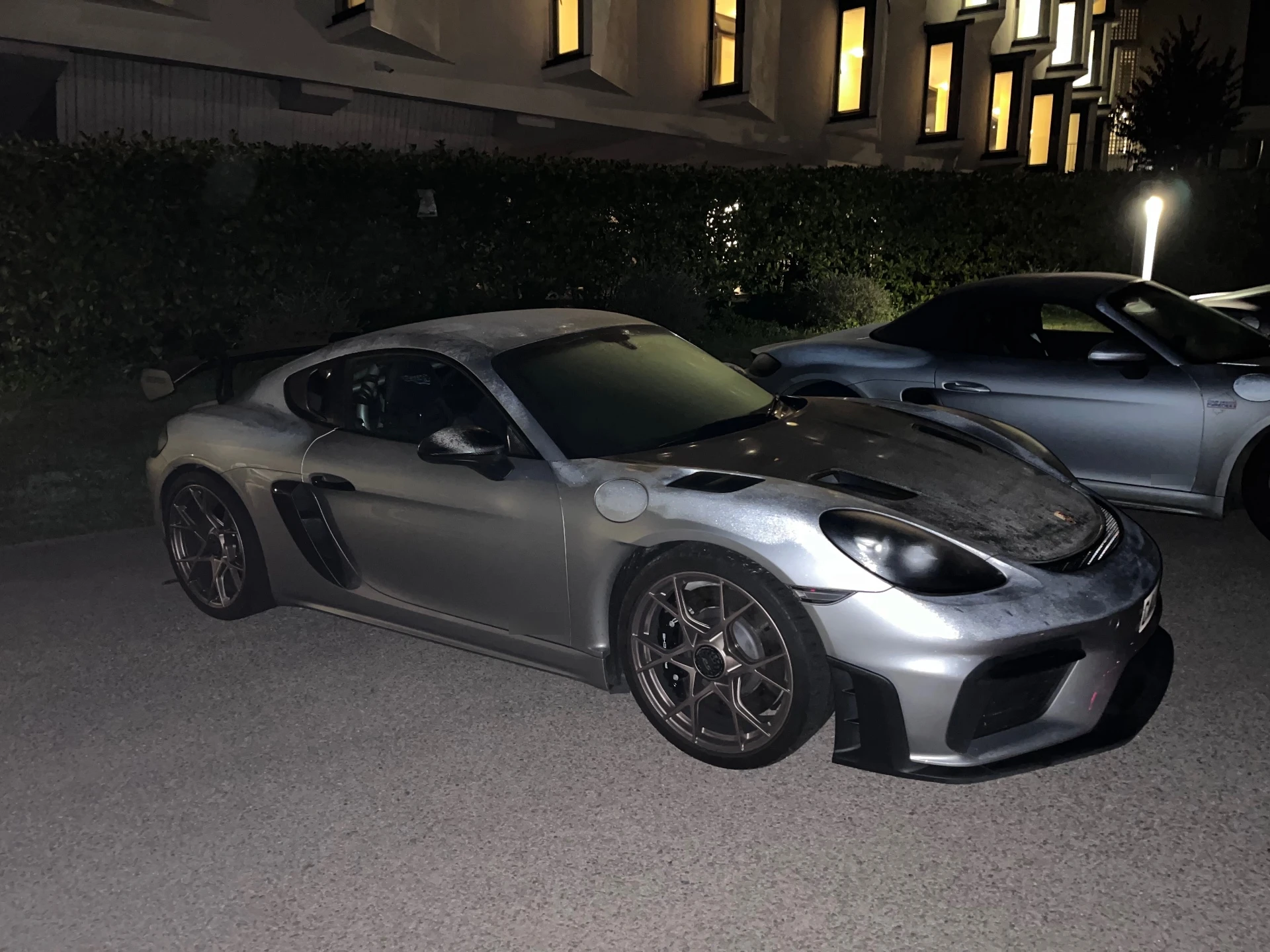Porsche 718 Cayman GT4 RS Weissach Package spotted in Girona, Spain