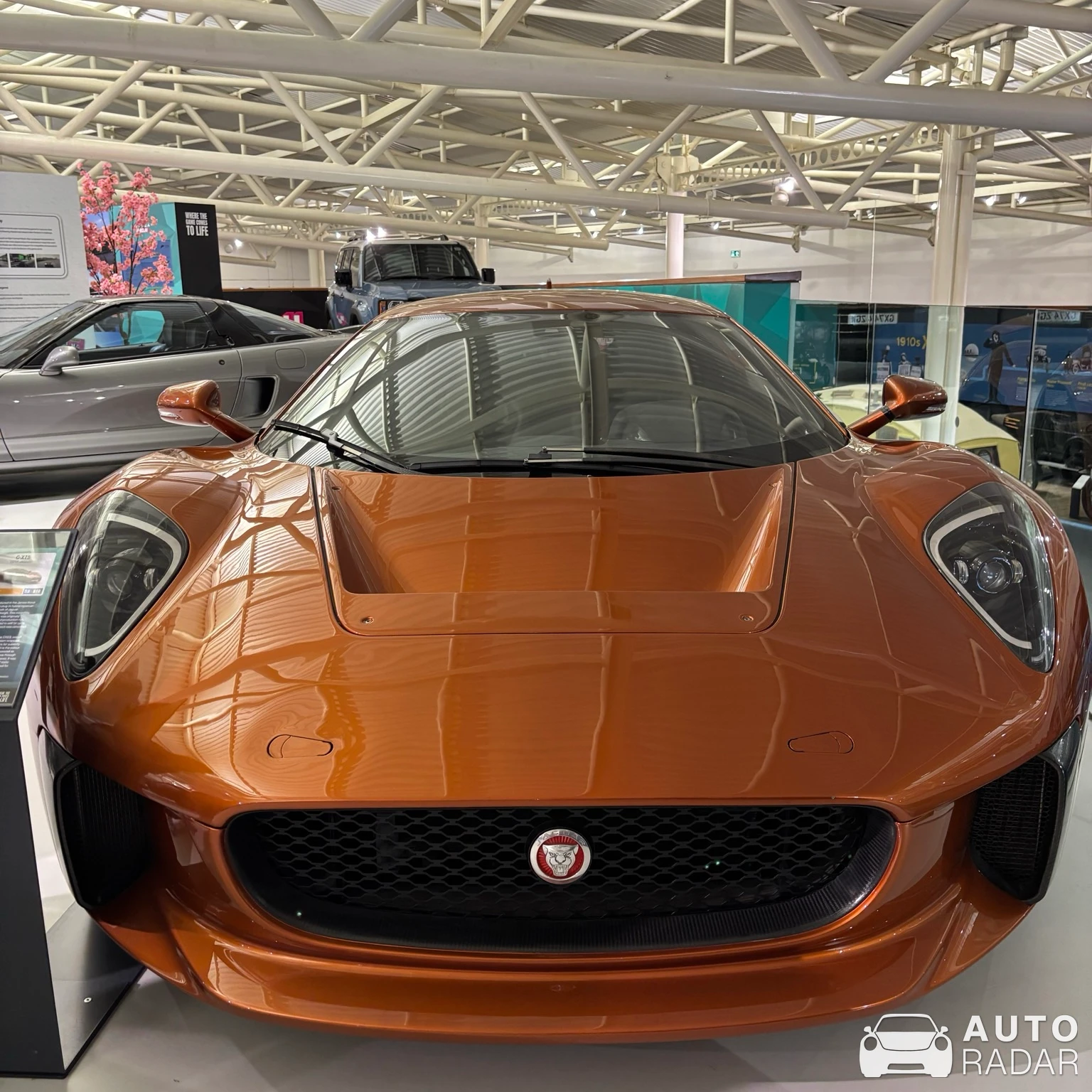 Jaguar C-X75 spotted in Warwick