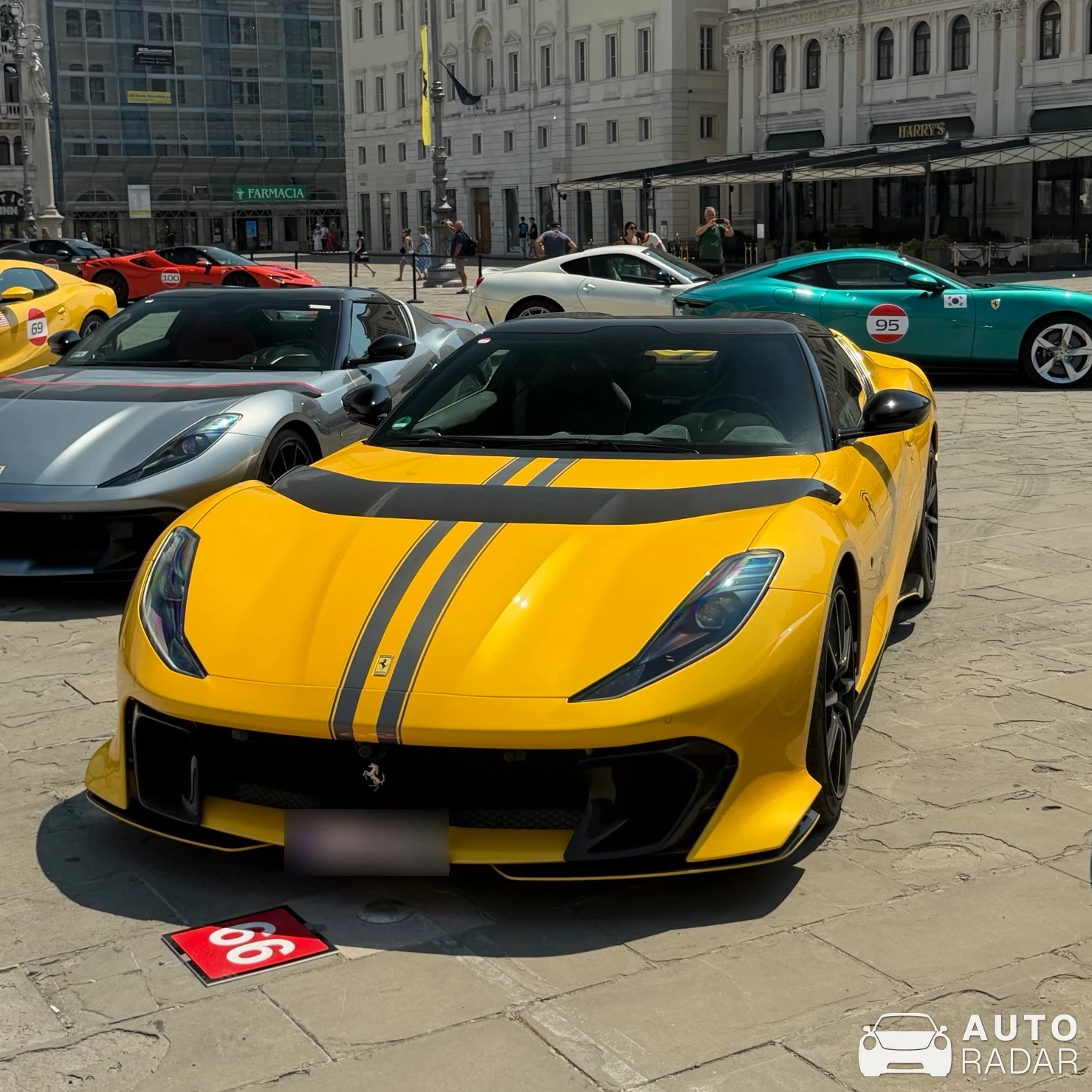 Ferrari 812 Competizione A spotted in Trieste