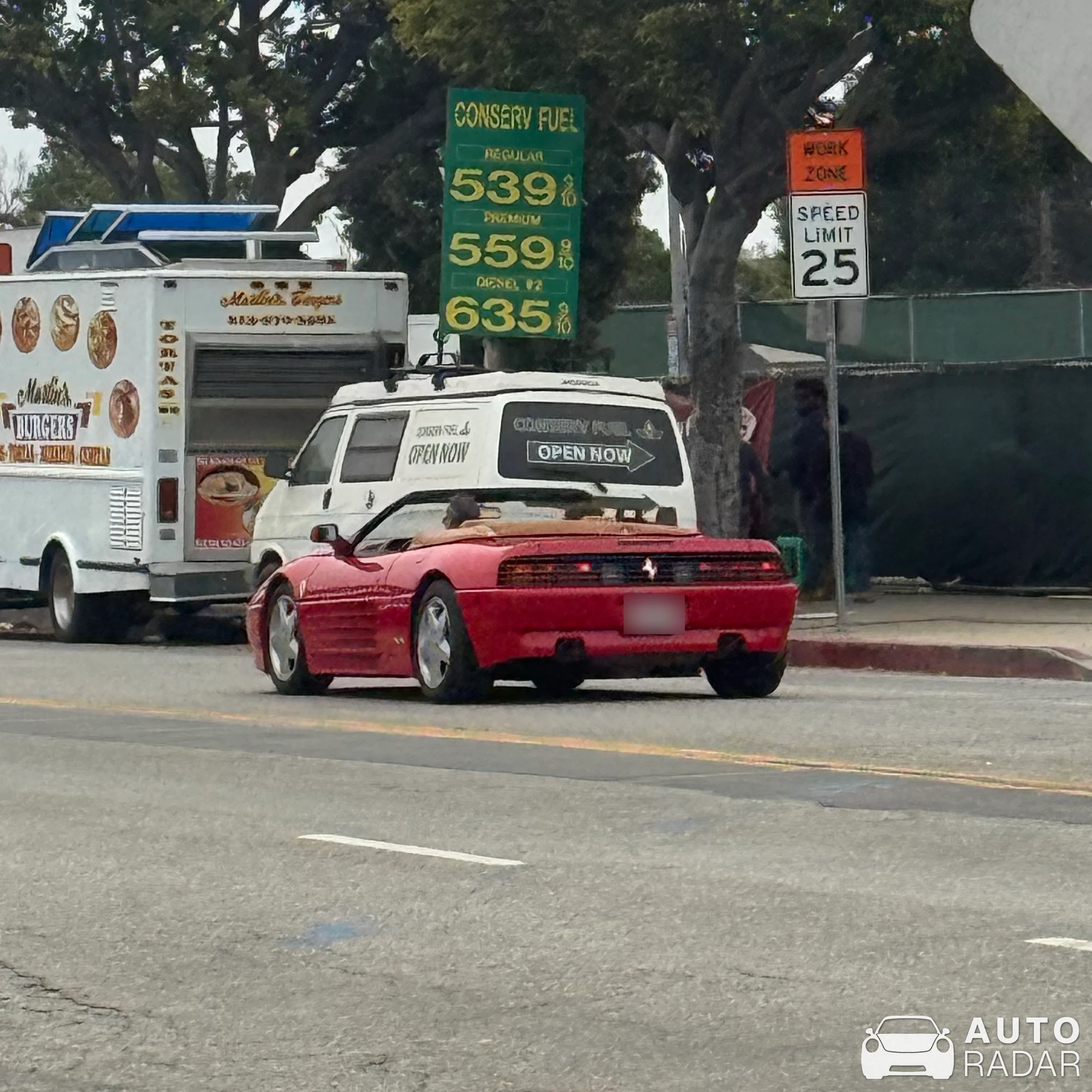 Ferrari 348 Spider spotted in Los Angeles
