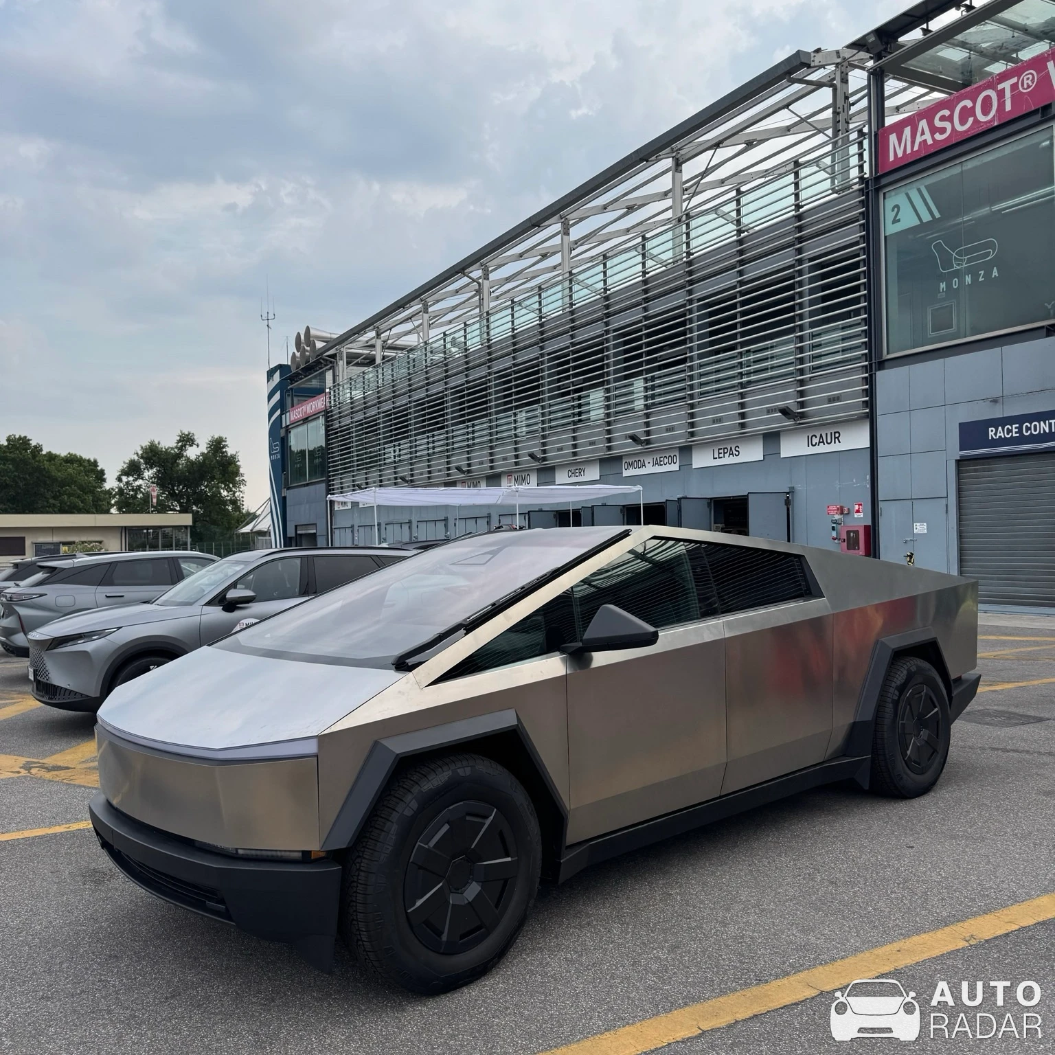 Tesla Cybertruck spotted in Monza