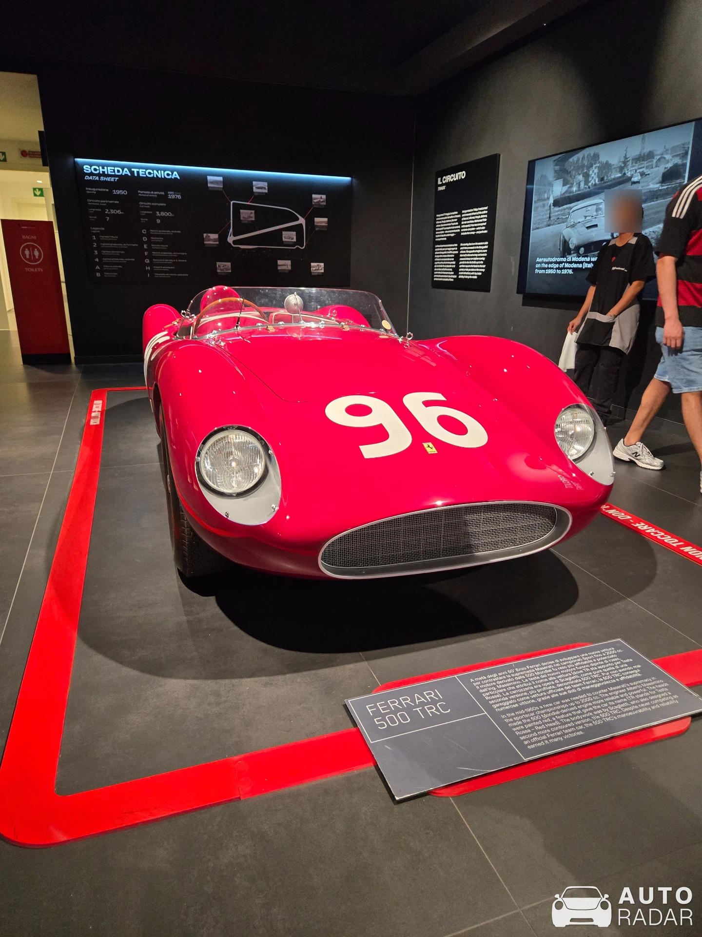 Ferrari 500 spotted in Maranello