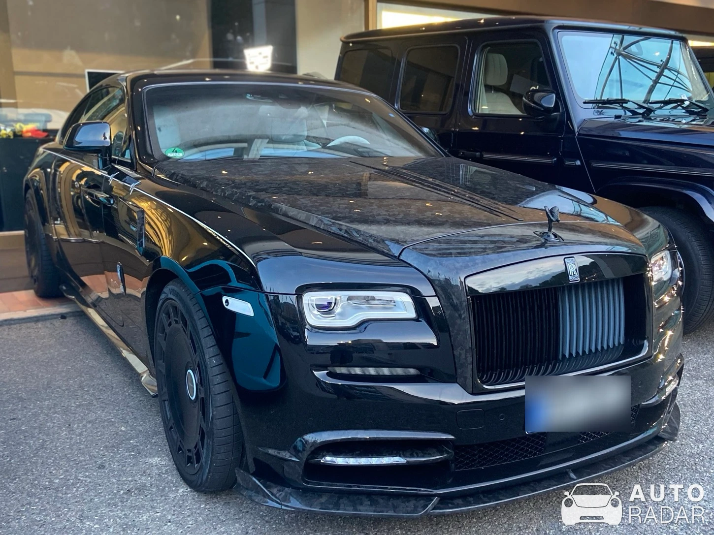 Rolls-Royce Wraith Black Badge Mansory spotted in Monaco