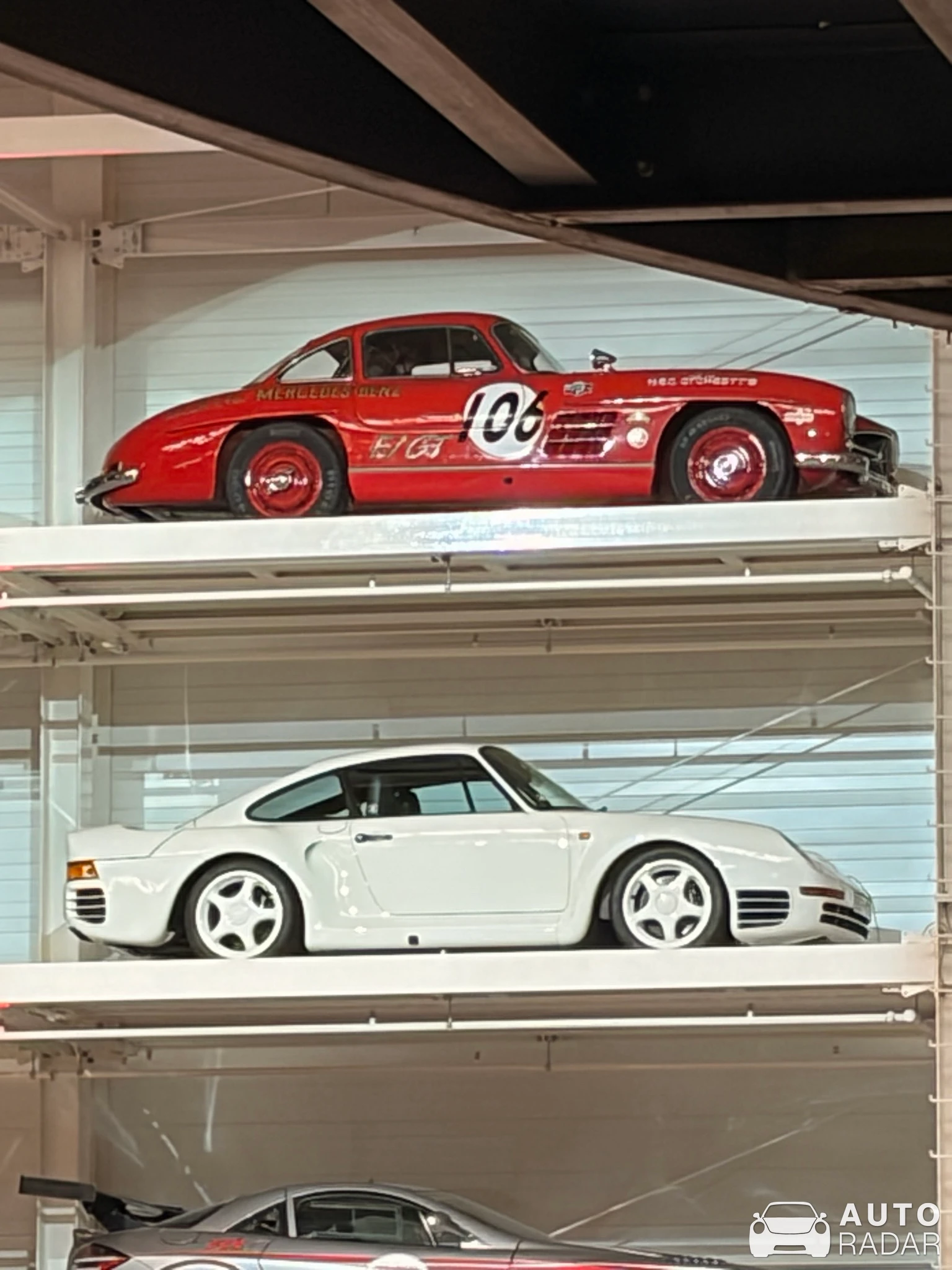 Mercedes-Benz 300 SL Gullwing V8 AMG spotted in Dietzhölztal