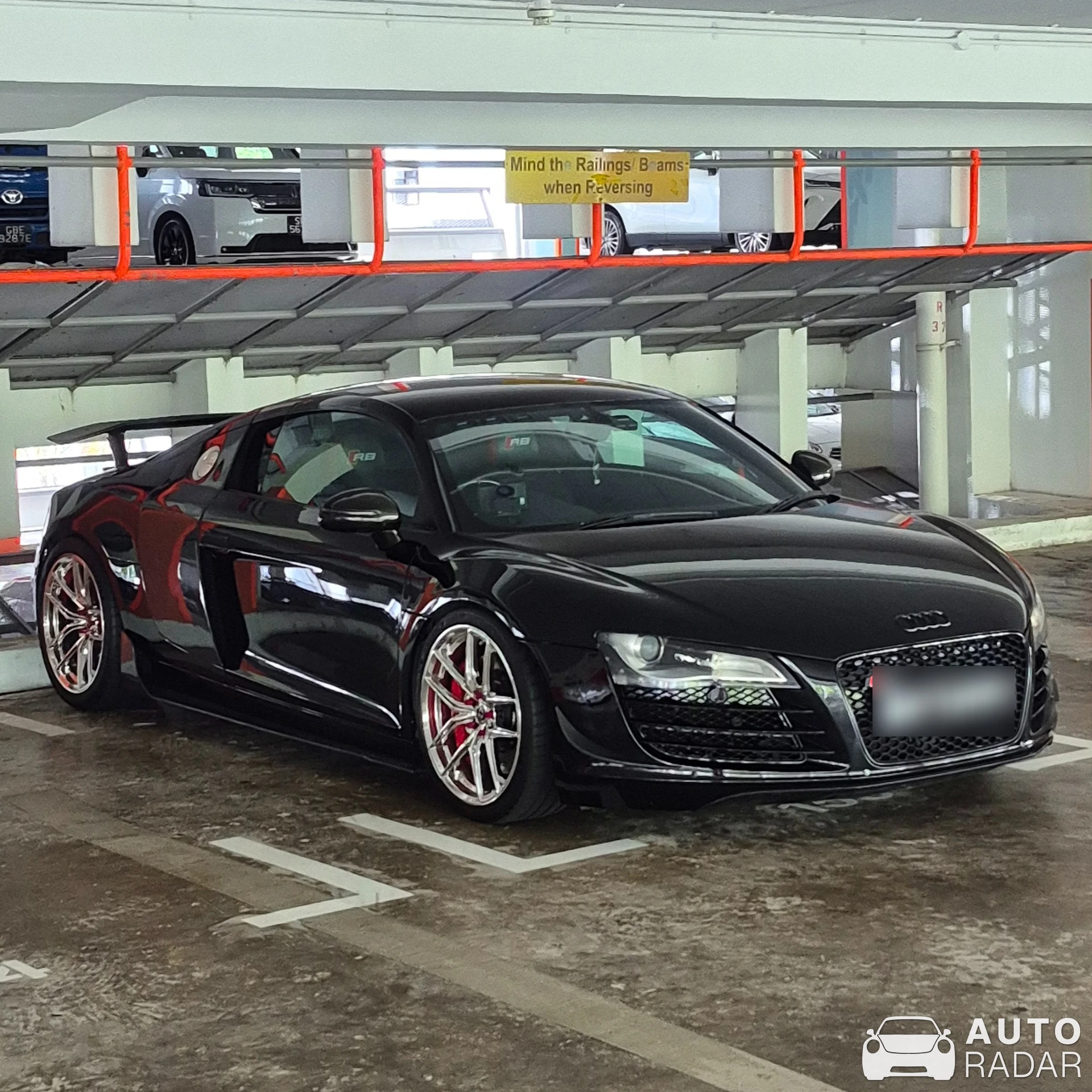 Audi R8 V8 Type 42 spotted in Singapore