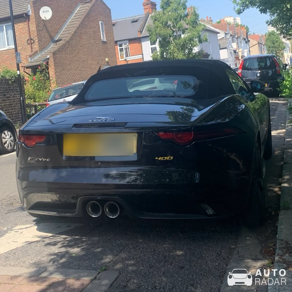 Jaguar F-Type 400 Sport Convertible spotted in Brentford