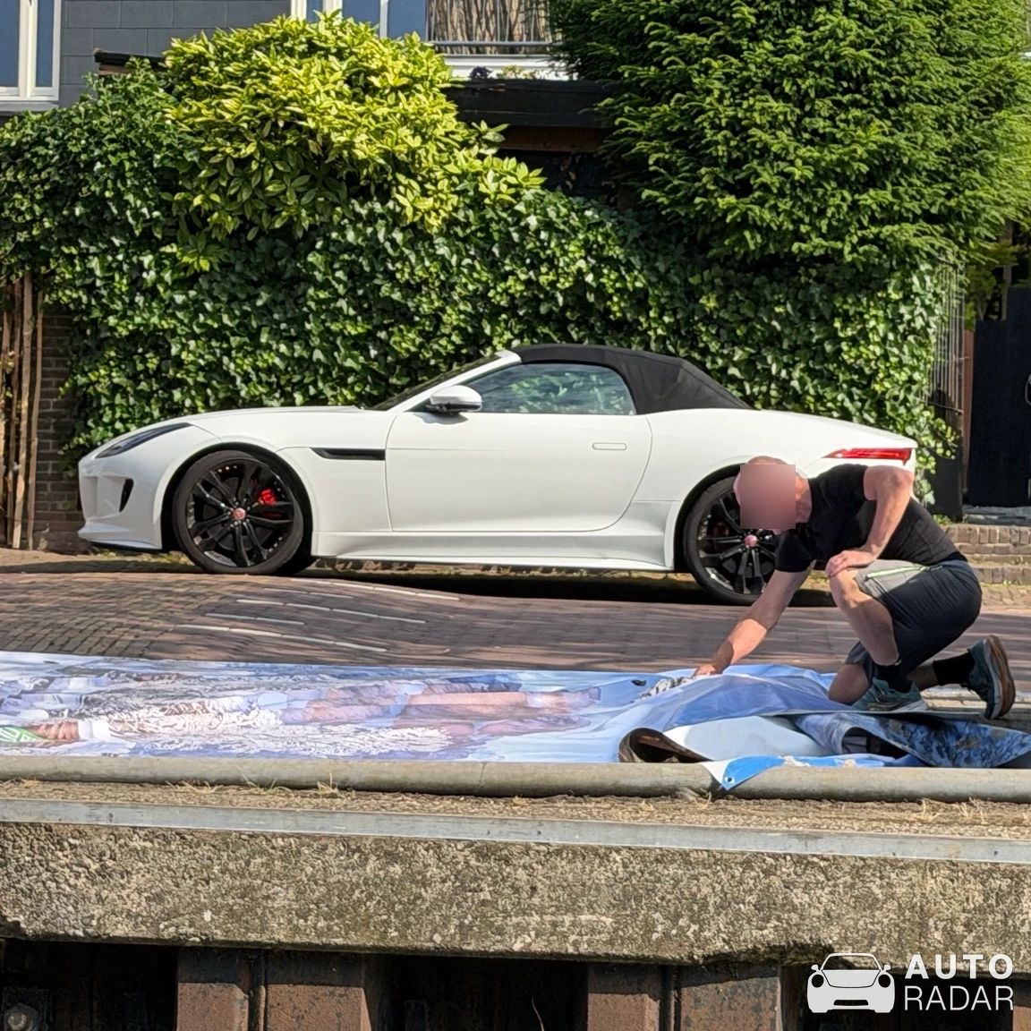 Jaguar F-Type R Convertible spotted in Woerden